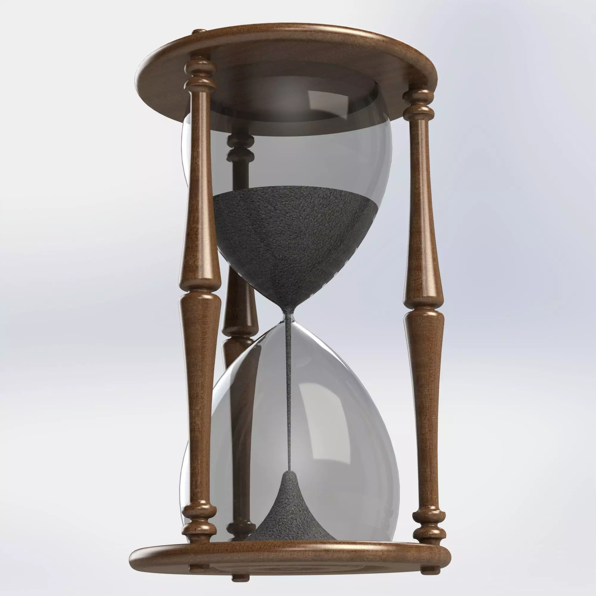 Hourglass Free 3D model_0