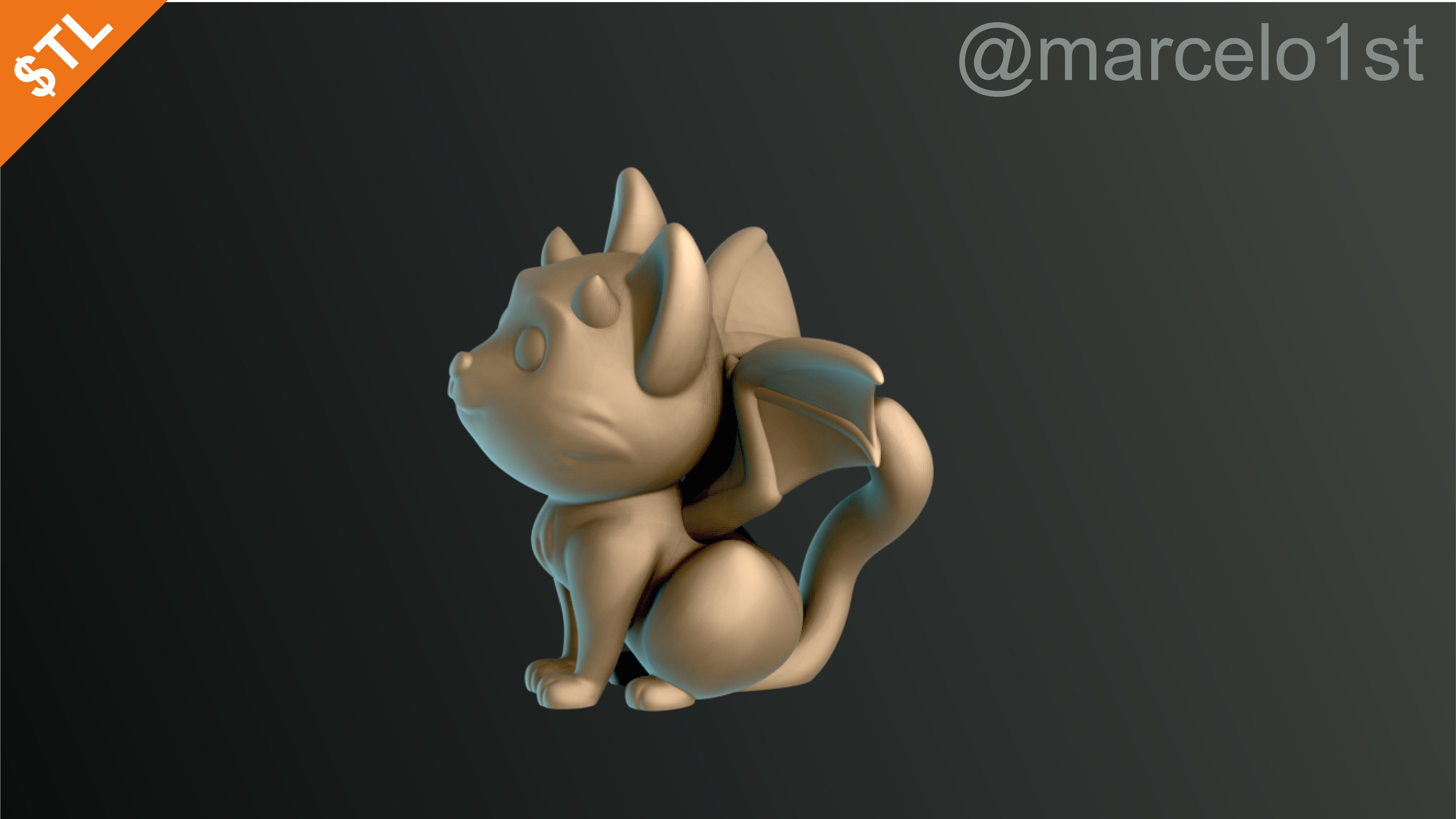 Cats Cute Halloween Decoration 3D print model_36