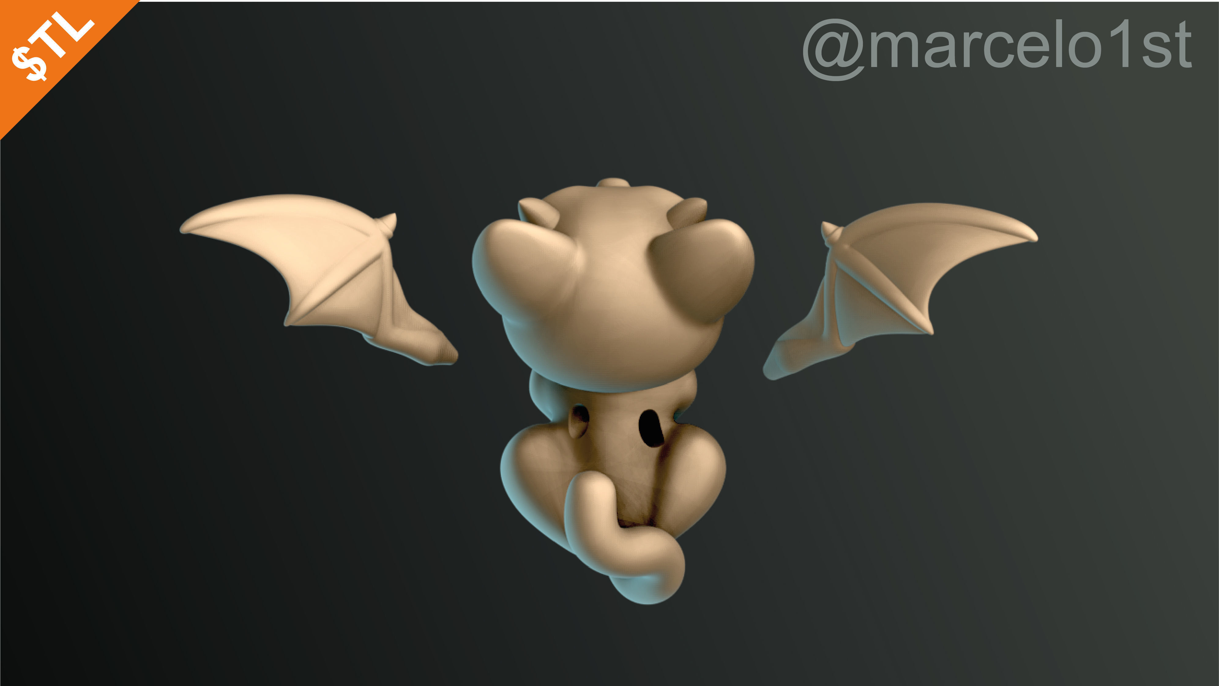 Cats Cute Halloween Decoration 3D print model_38