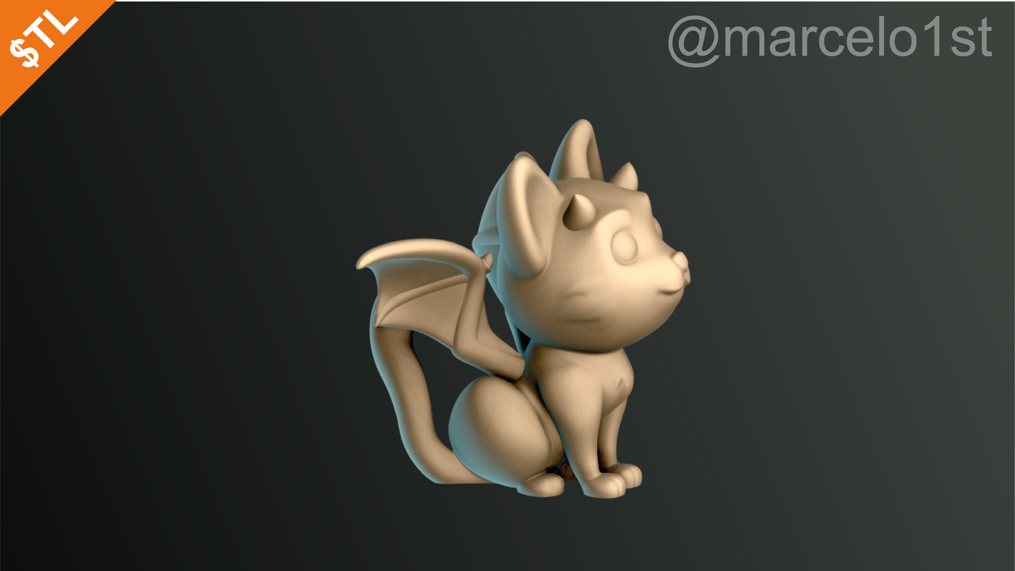 Cats Cute Halloween Decoration 3D print model_33