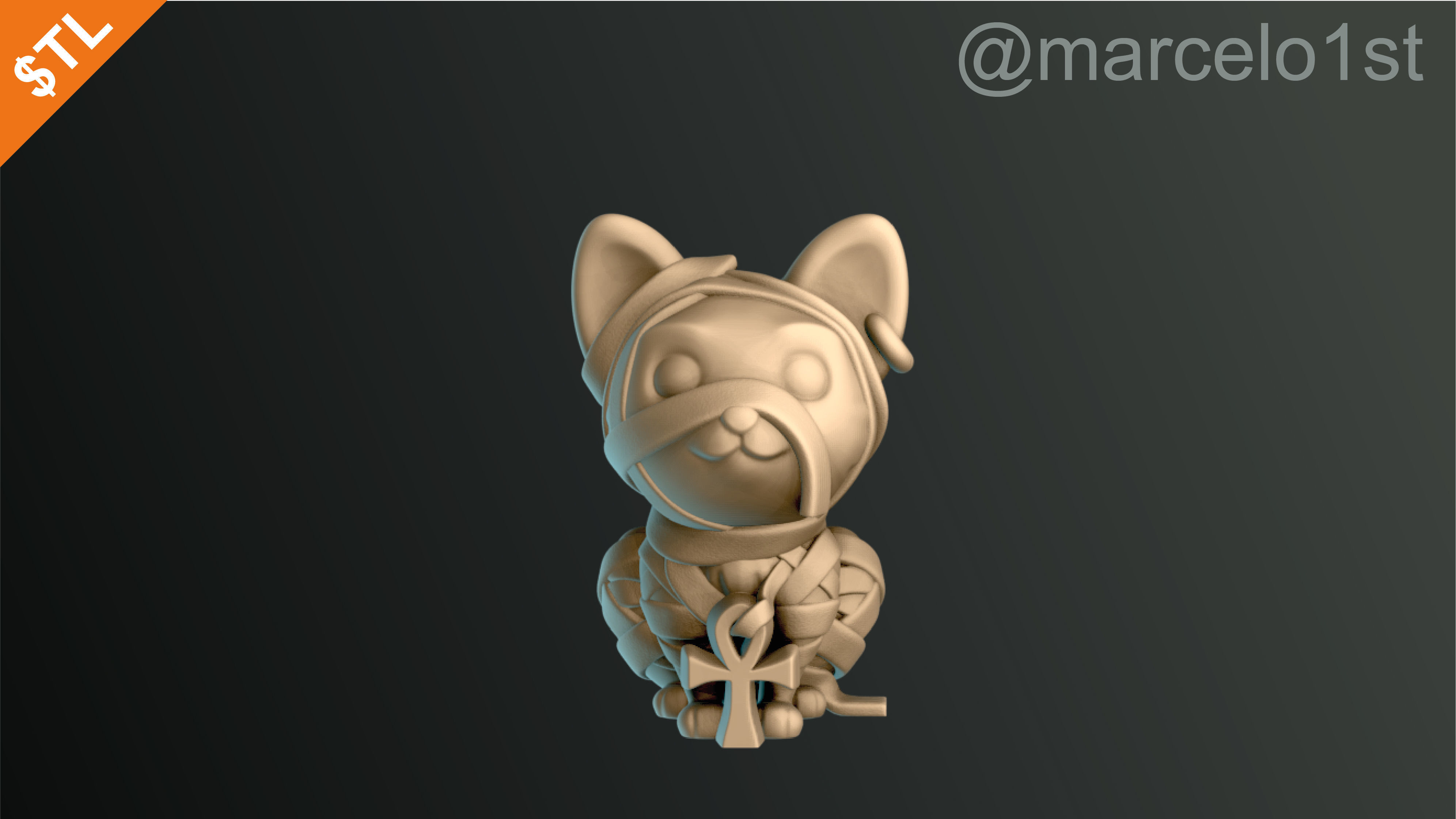 Cats Cute Halloween Decoration 3D print model_19