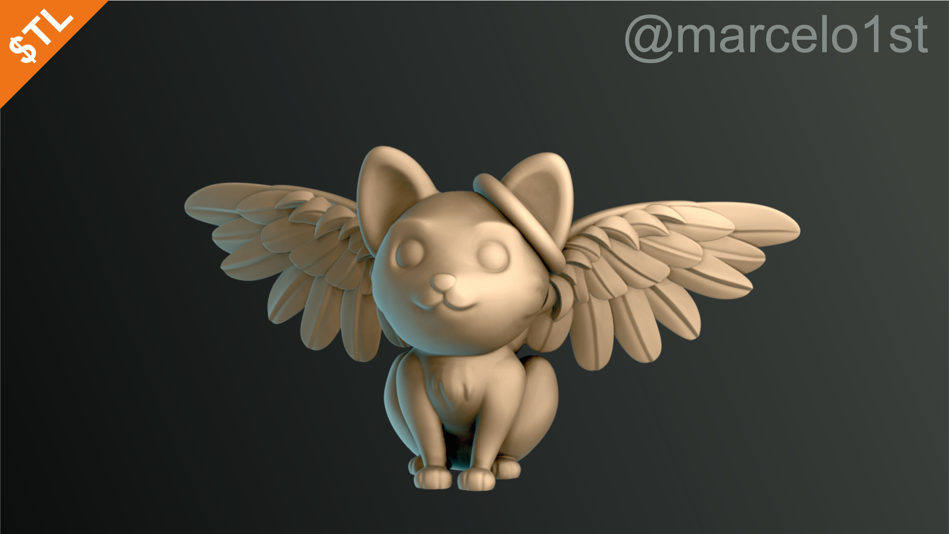 Cats Cute Halloween Decoration 3D print model_30