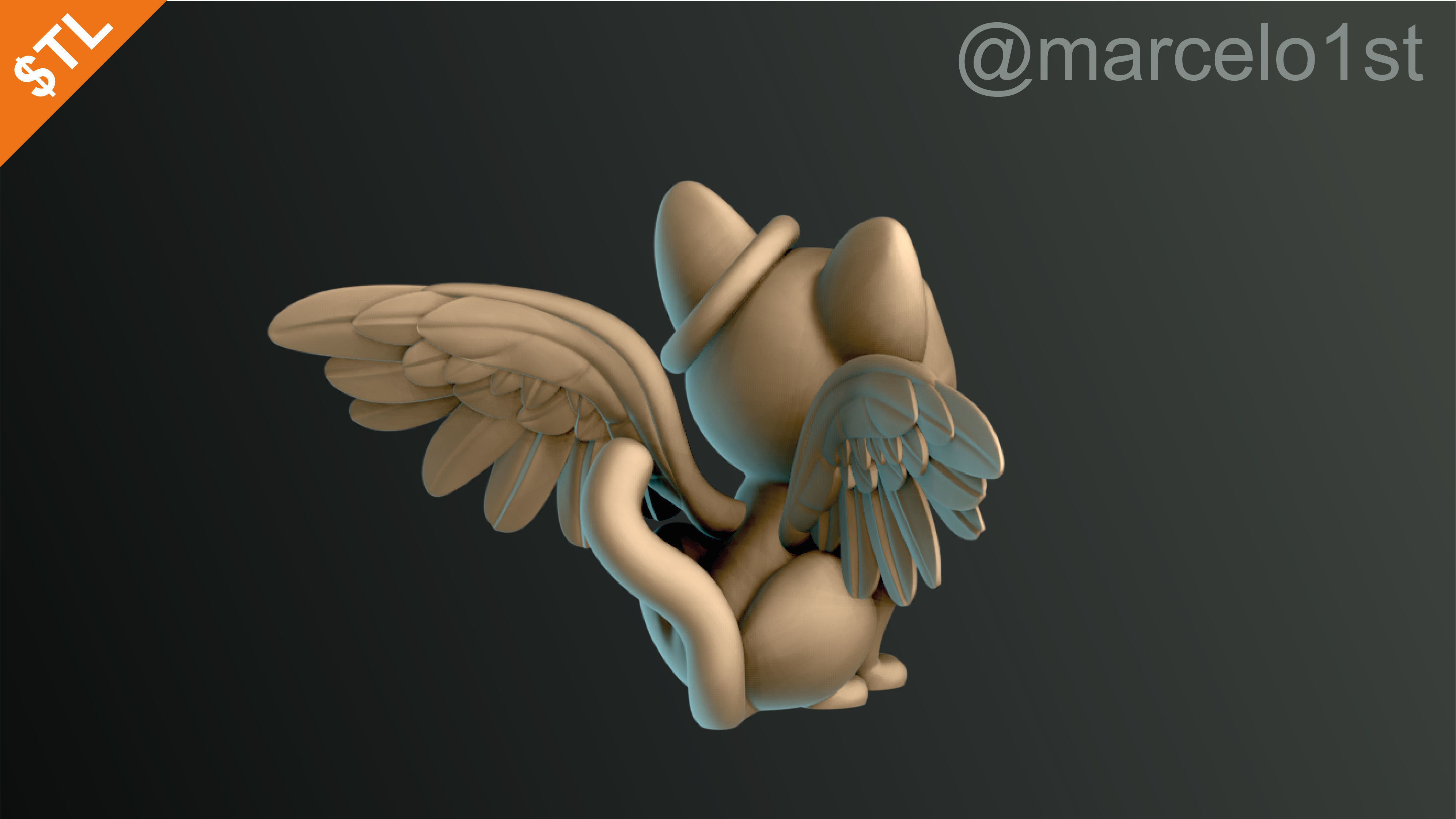 Cats Cute Halloween Decoration 3D print model_27