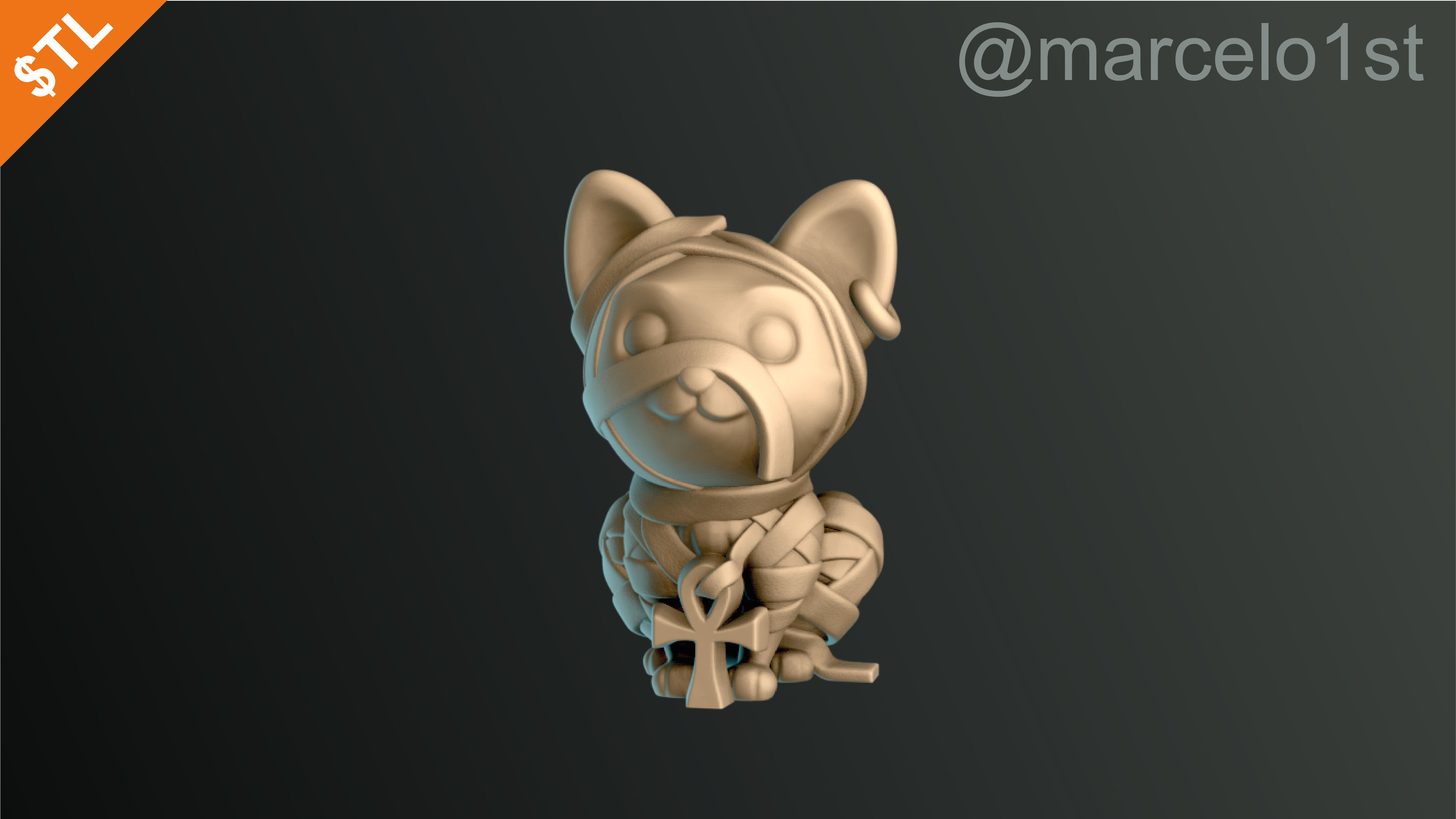 Cats Cute Halloween Decoration 3D print model_24