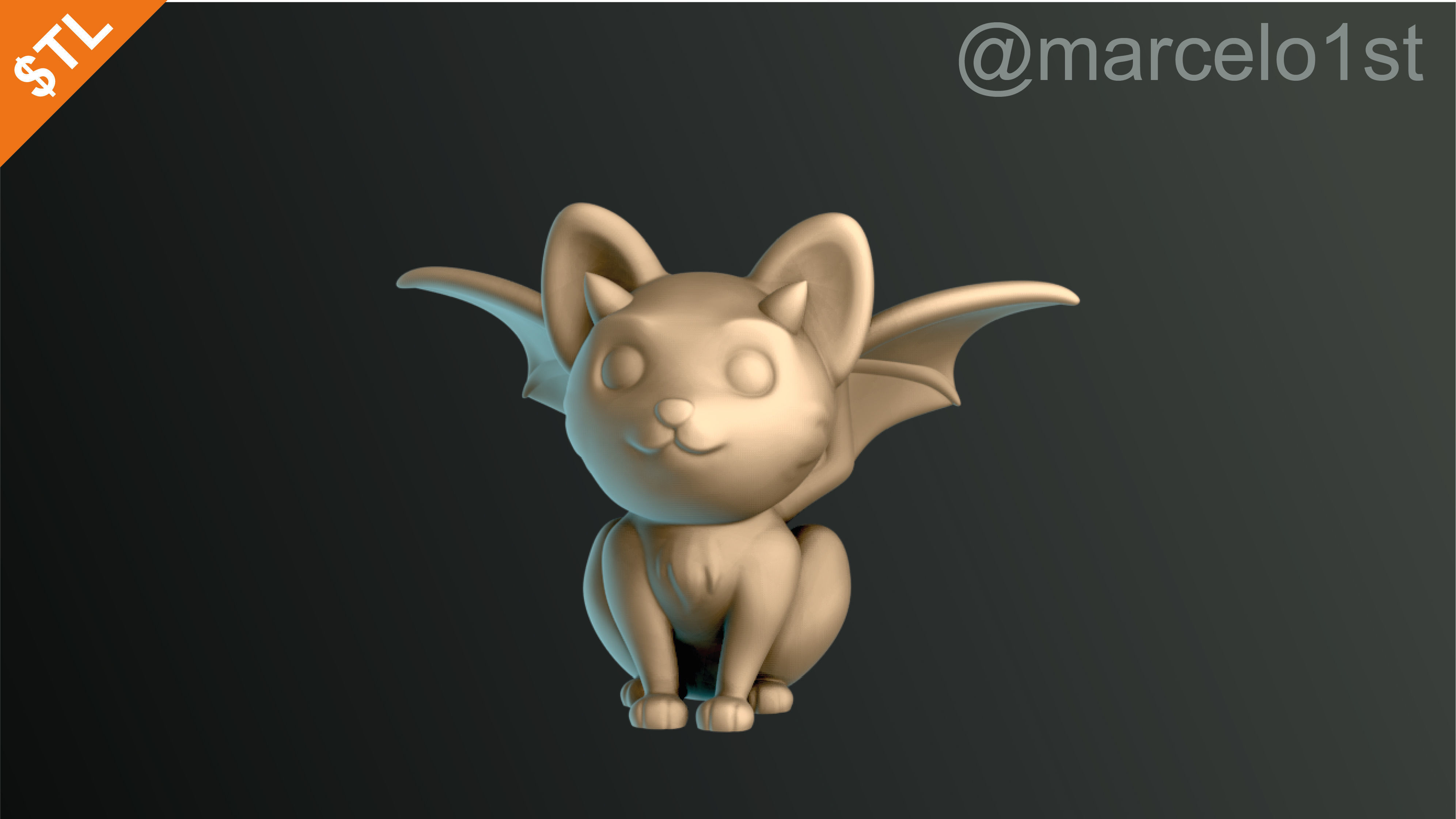 Cats Cute Halloween Decoration 3D print model_37