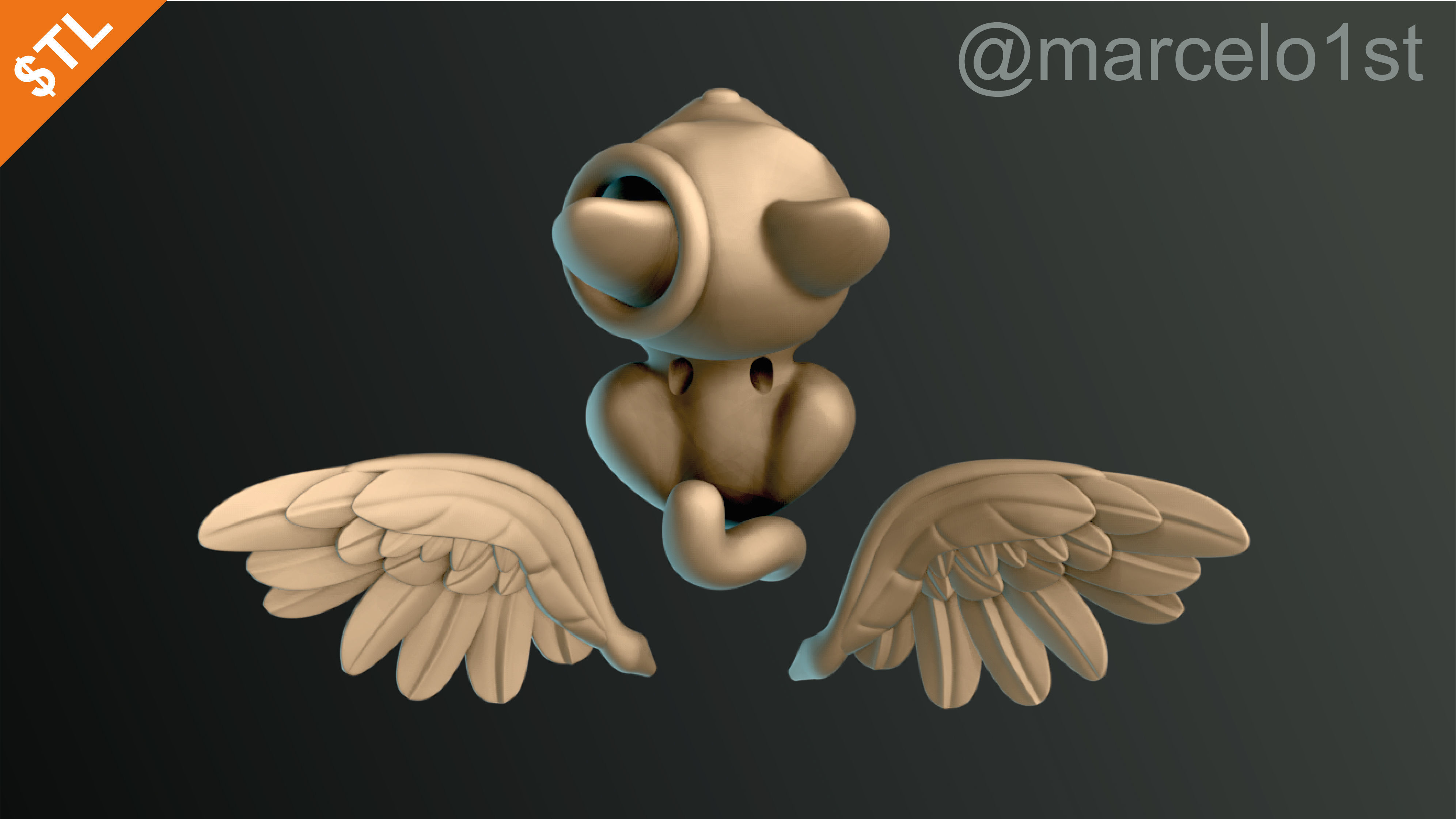 Cats Cute Halloween Decoration 3D print model_31