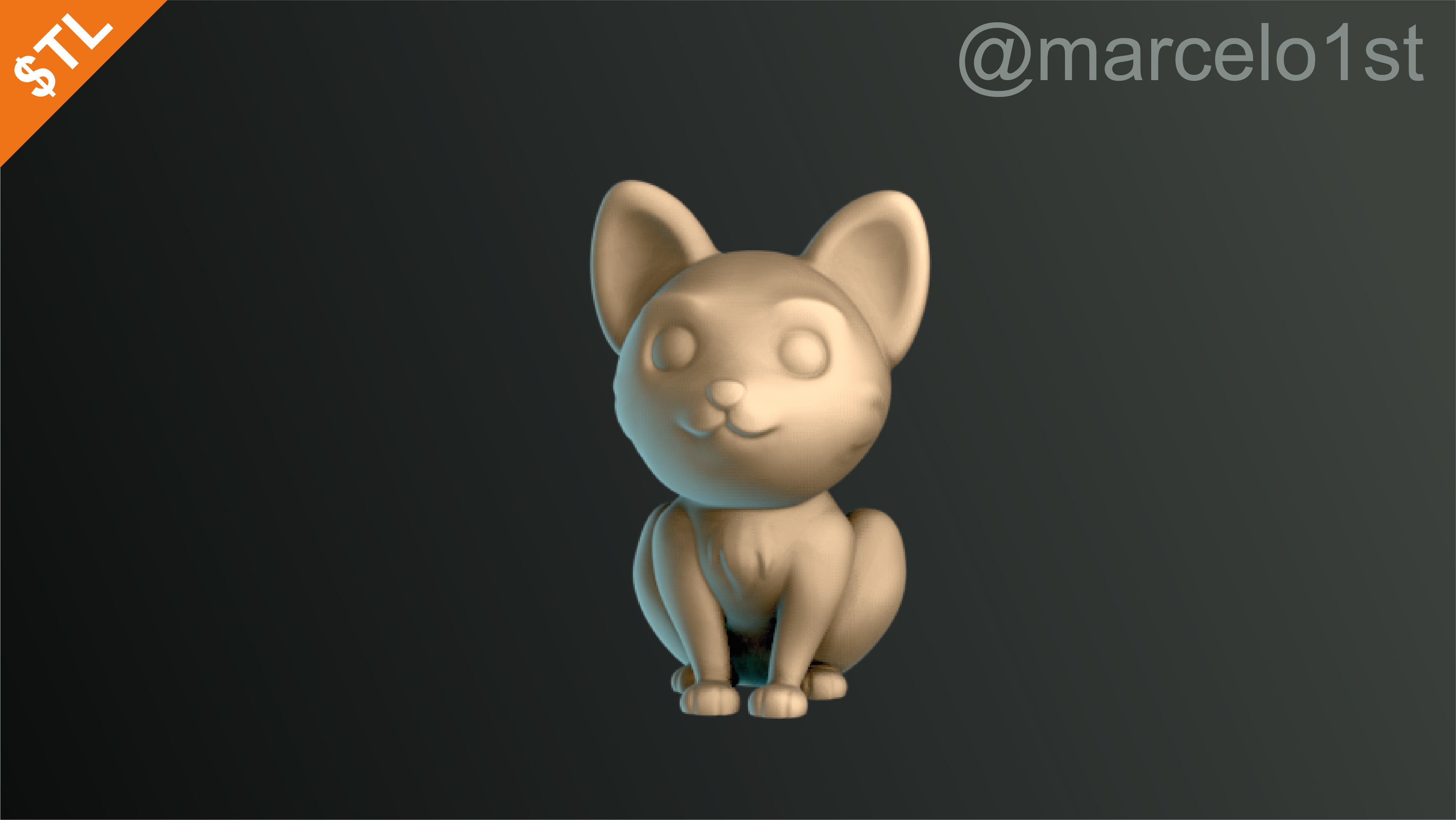 Cats Cute Halloween Decoration 3D print model_6