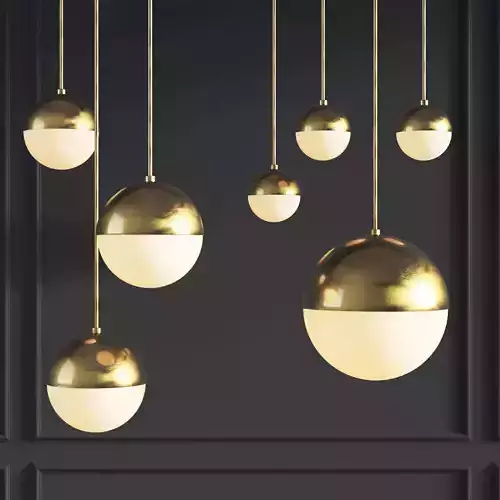 Suspension light Copper Light Pendant Orb