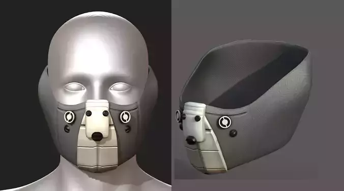 Gas mask helmet scifi fantasy armor hats military 