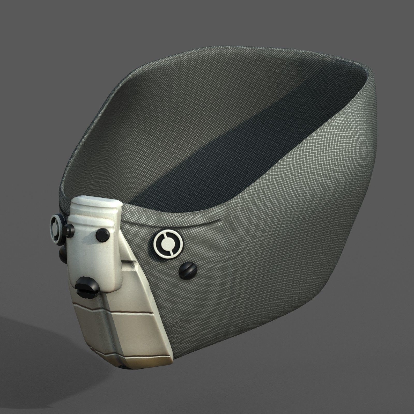 Gas mask helmet scifi fantasy armor hats military 3D model_4