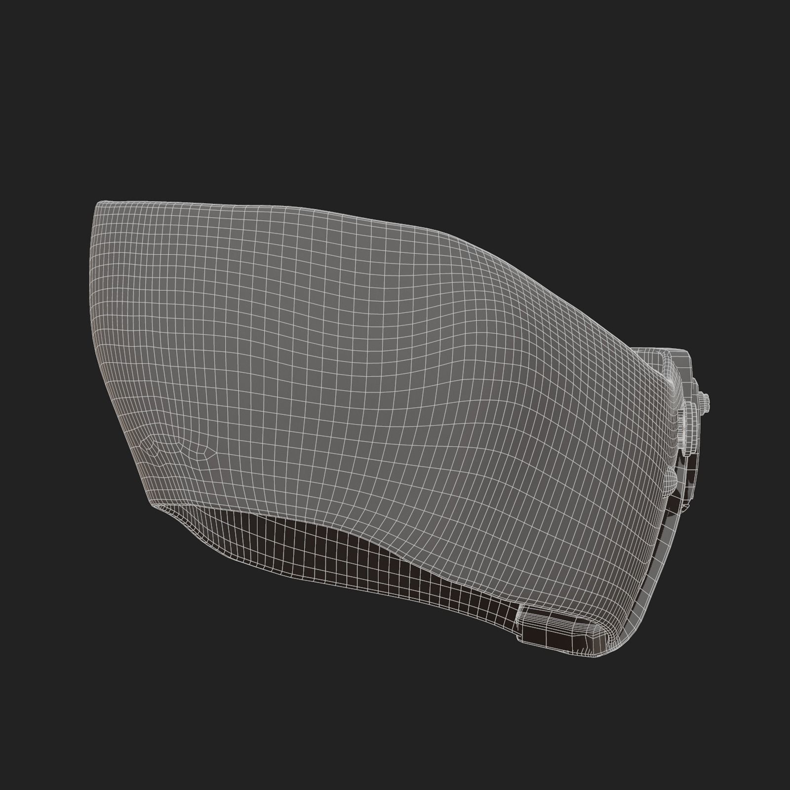 Gas mask helmet scifi fantasy armor hats military 3D model_10