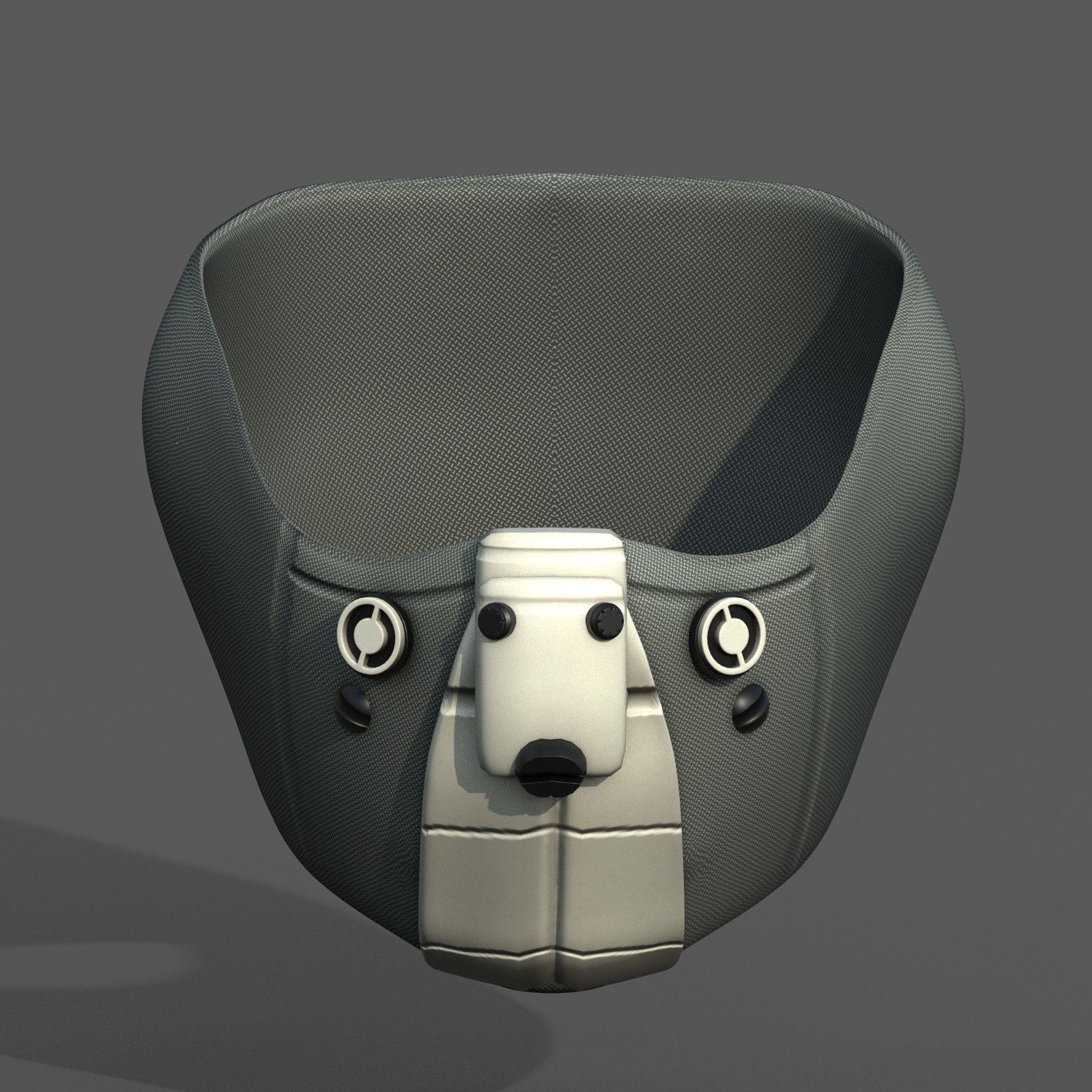 Gas mask helmet scifi fantasy armor hats military 3D model_3