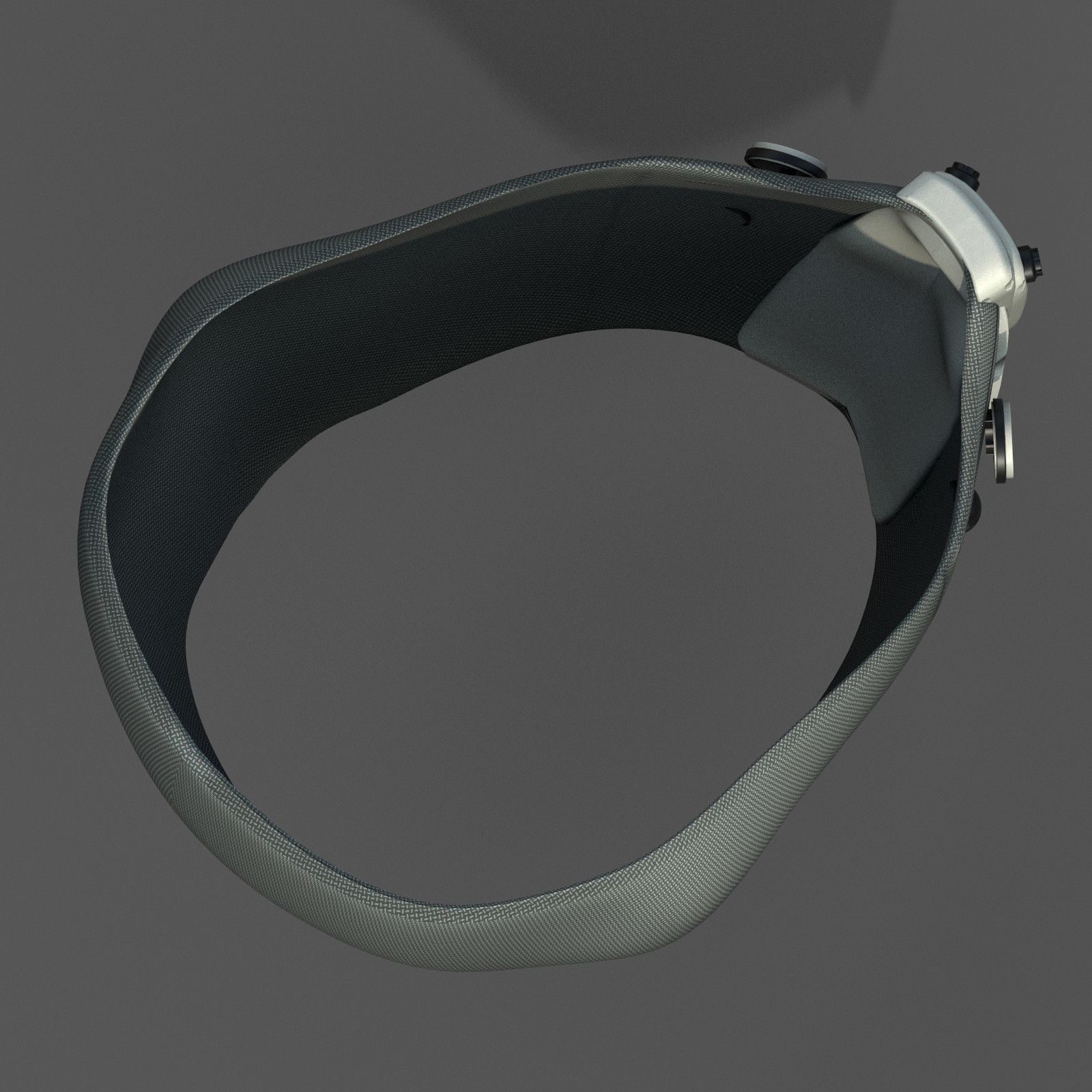 Gas mask helmet scifi fantasy armor hats military 3D model_7