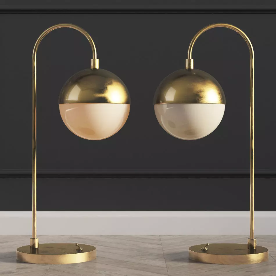 Table lamp Cedar Moss Table Lamp 3D model_0