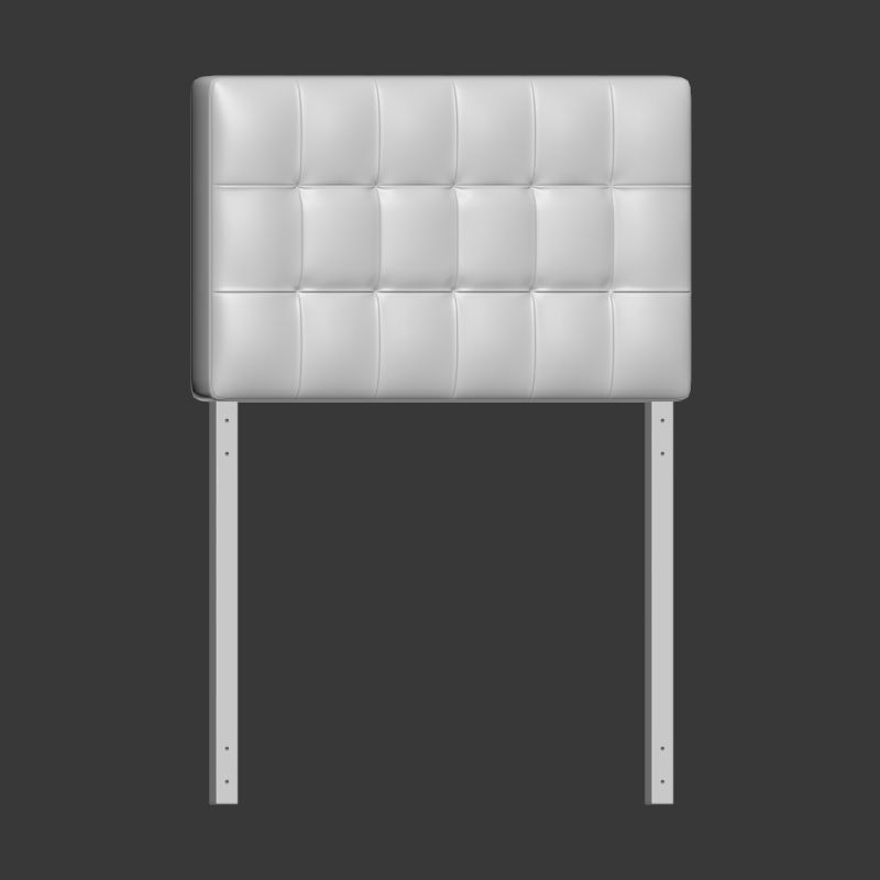 Headboard 1 leather 3D model_2