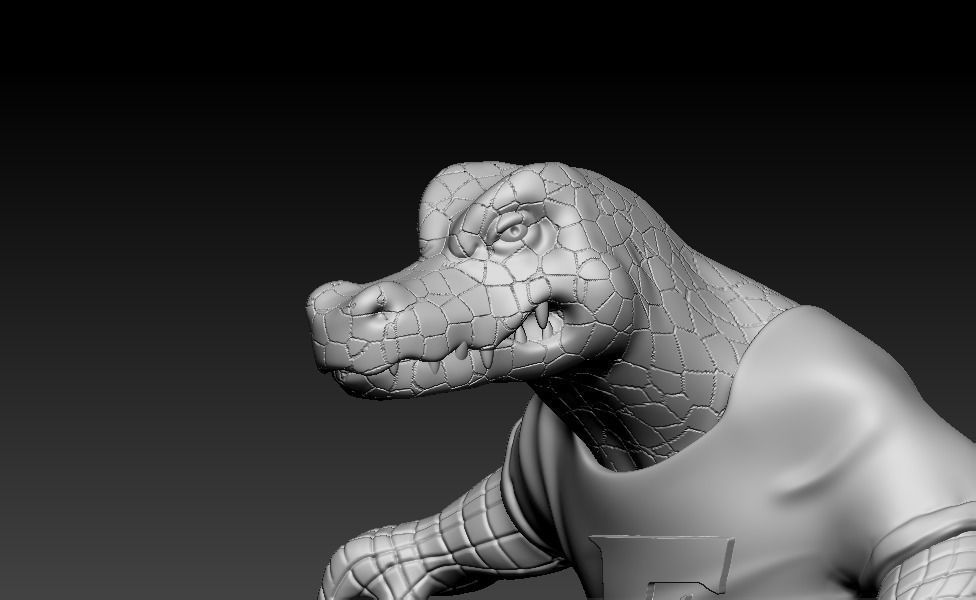 The Florida Gators football  - Wood CNC 3D print model_2