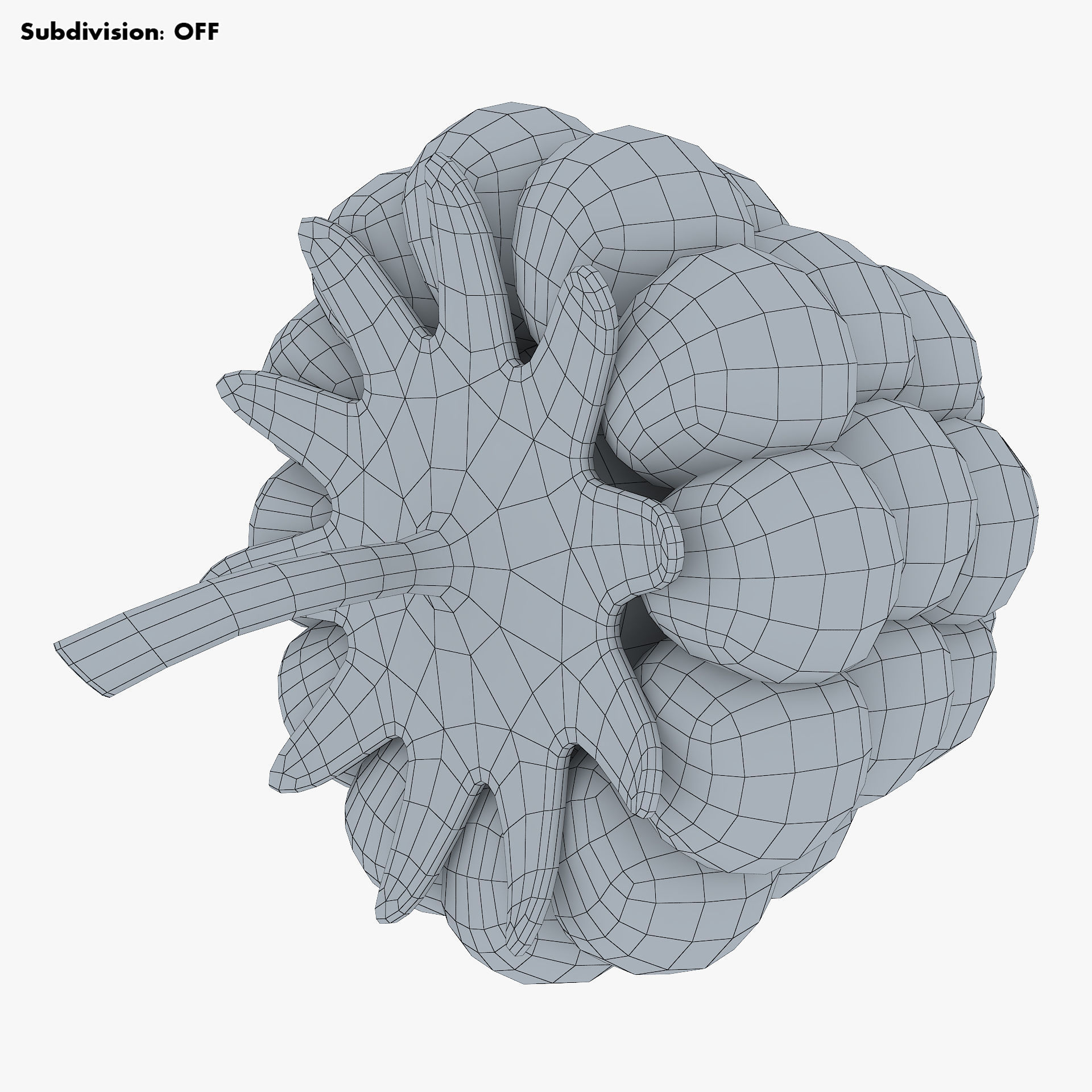 Cartoon Raspberry v 1 3D model_16