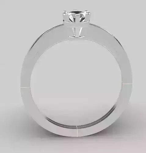 Ring 2 engagement with diamond in center