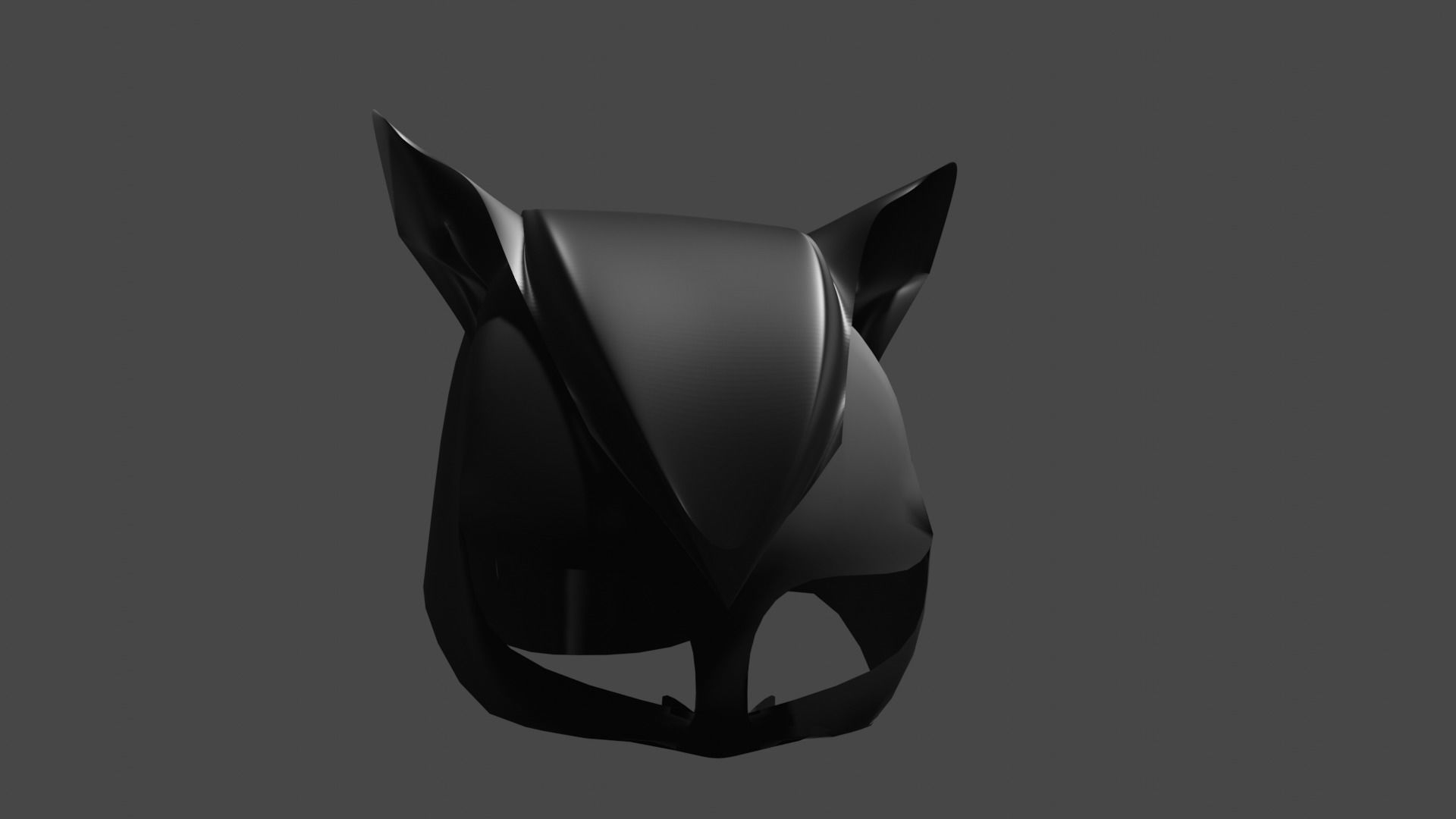 Catwoman mask Free low-poly 3D model_4