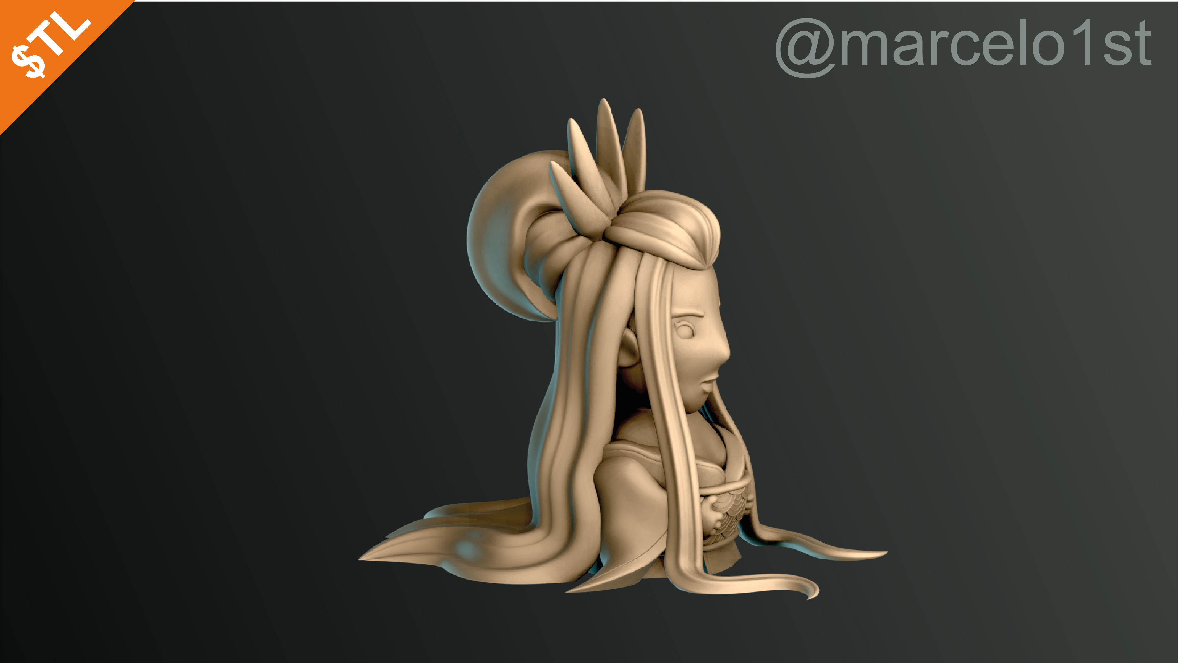 CLASSIC WITCHES HALLOWEEN DECORATION 3D print model_39