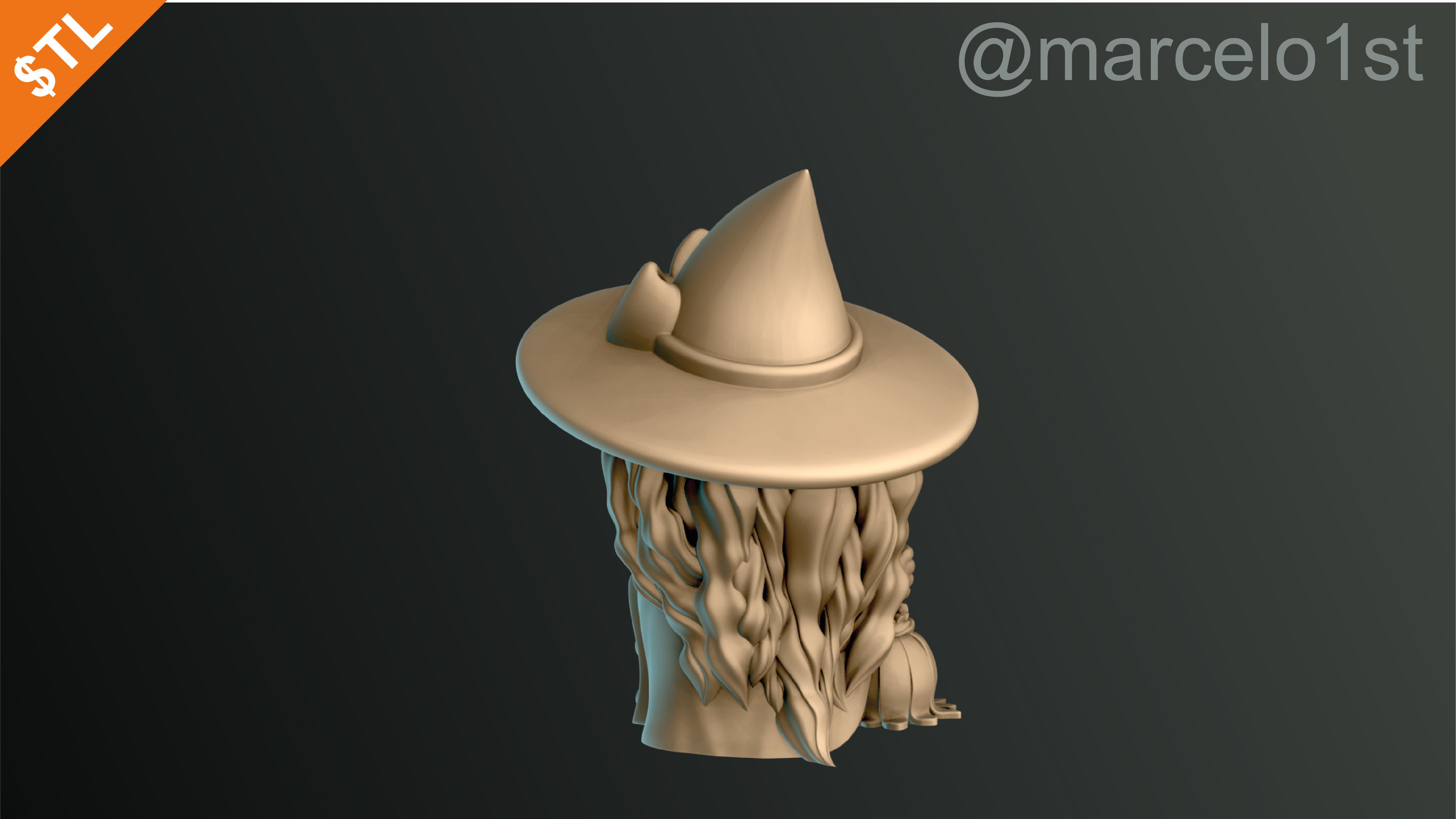 CLASSIC WITCHES HALLOWEEN DECORATION 3D print model_55