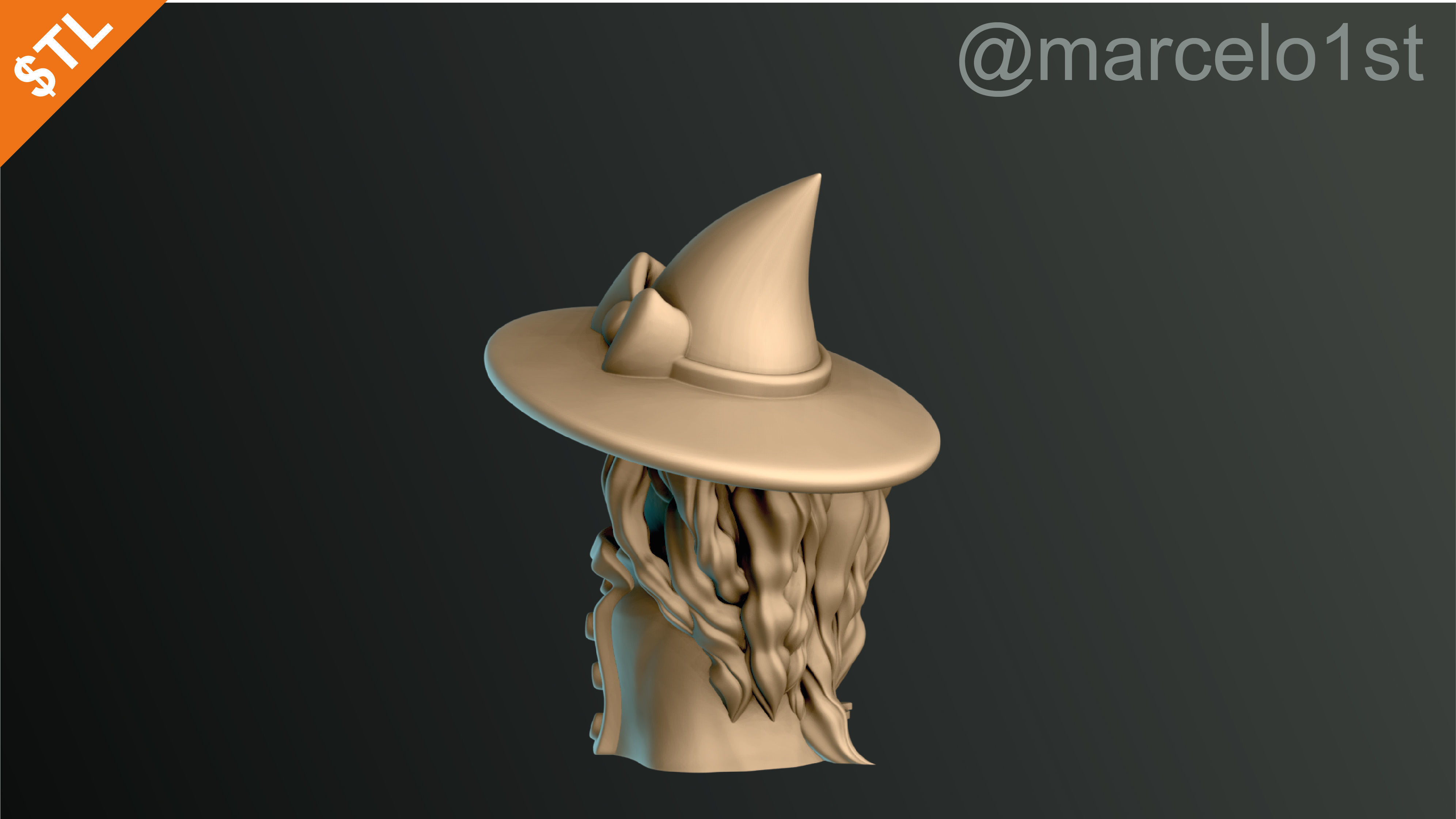 CLASSIC WITCHES HALLOWEEN DECORATION 3D print model_56