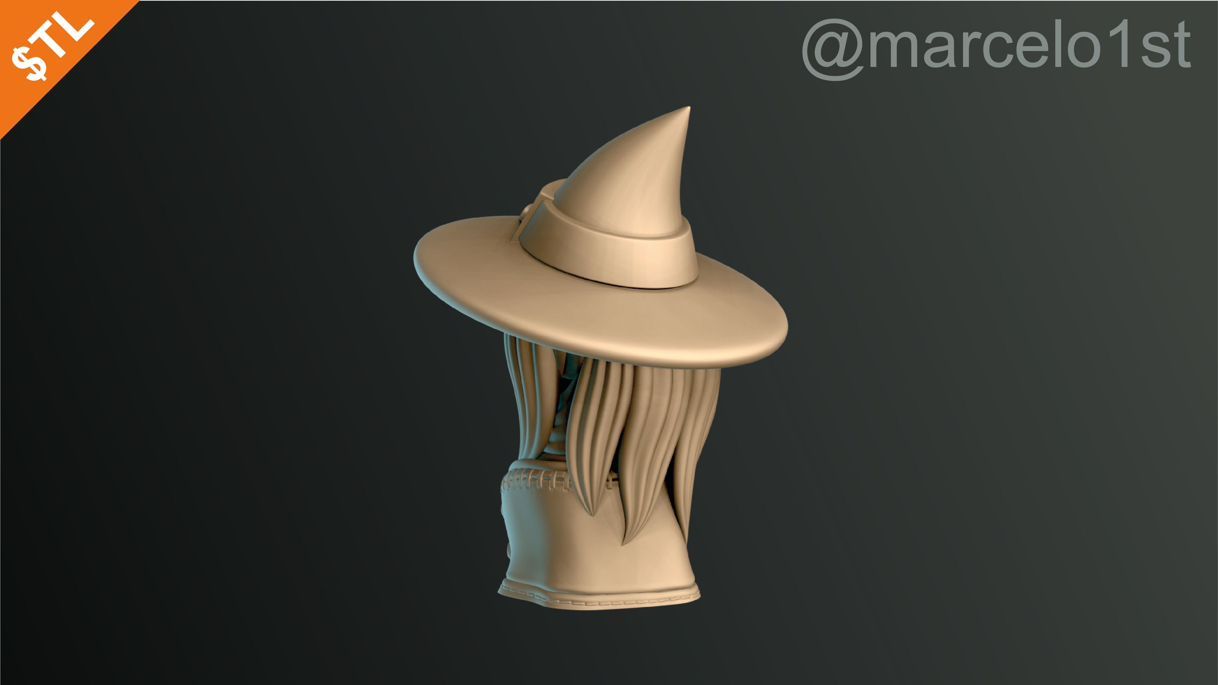 CLASSIC WITCHES HALLOWEEN DECORATION 3D print model_20
