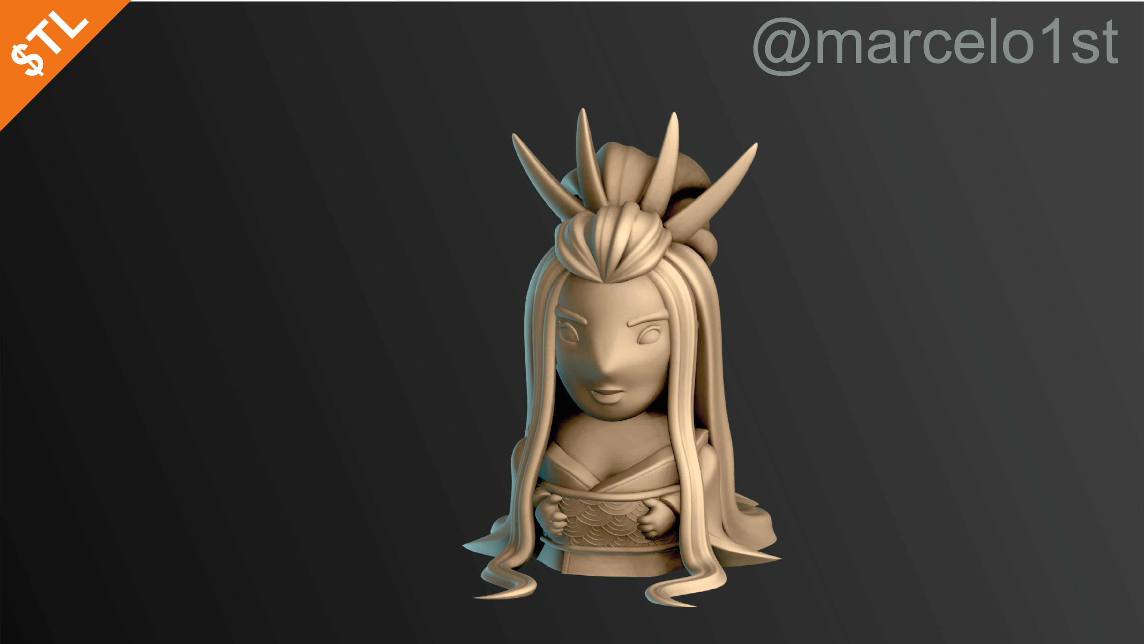 CLASSIC WITCHES HALLOWEEN DECORATION 3D print model_47