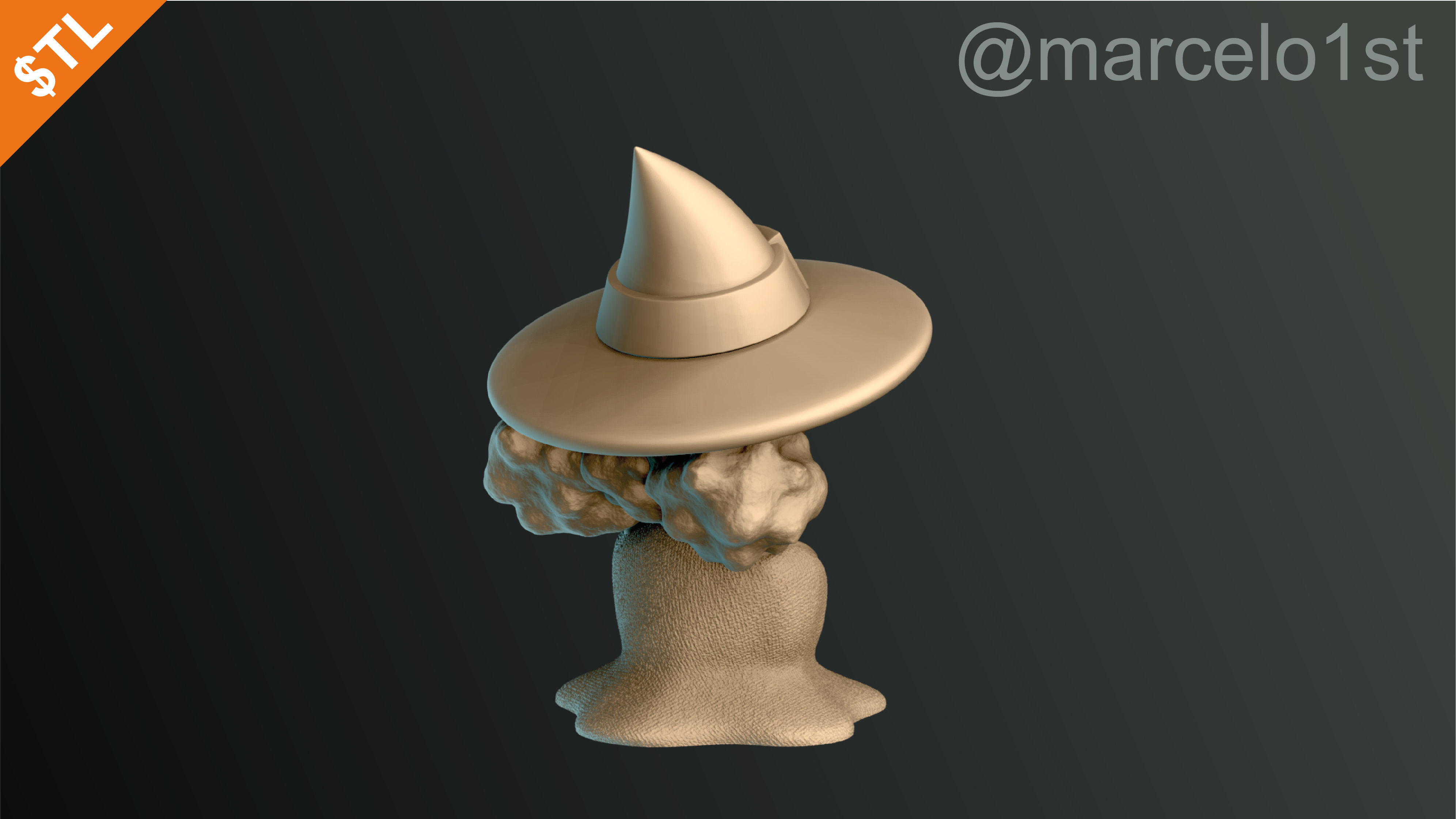CLASSIC WITCHES HALLOWEEN DECORATION 3D print model_29