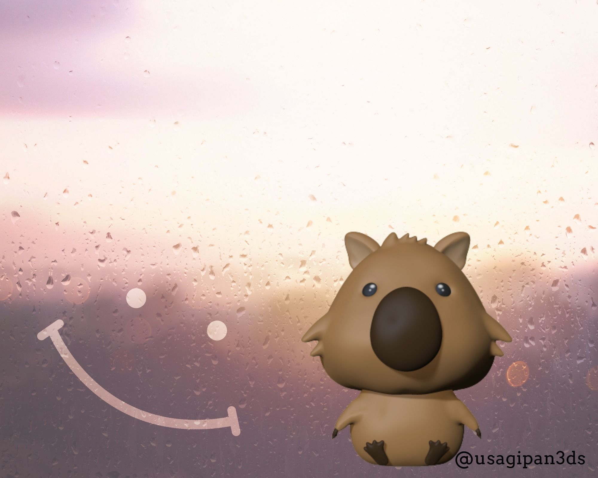 Cute Quokka 3D print model_2