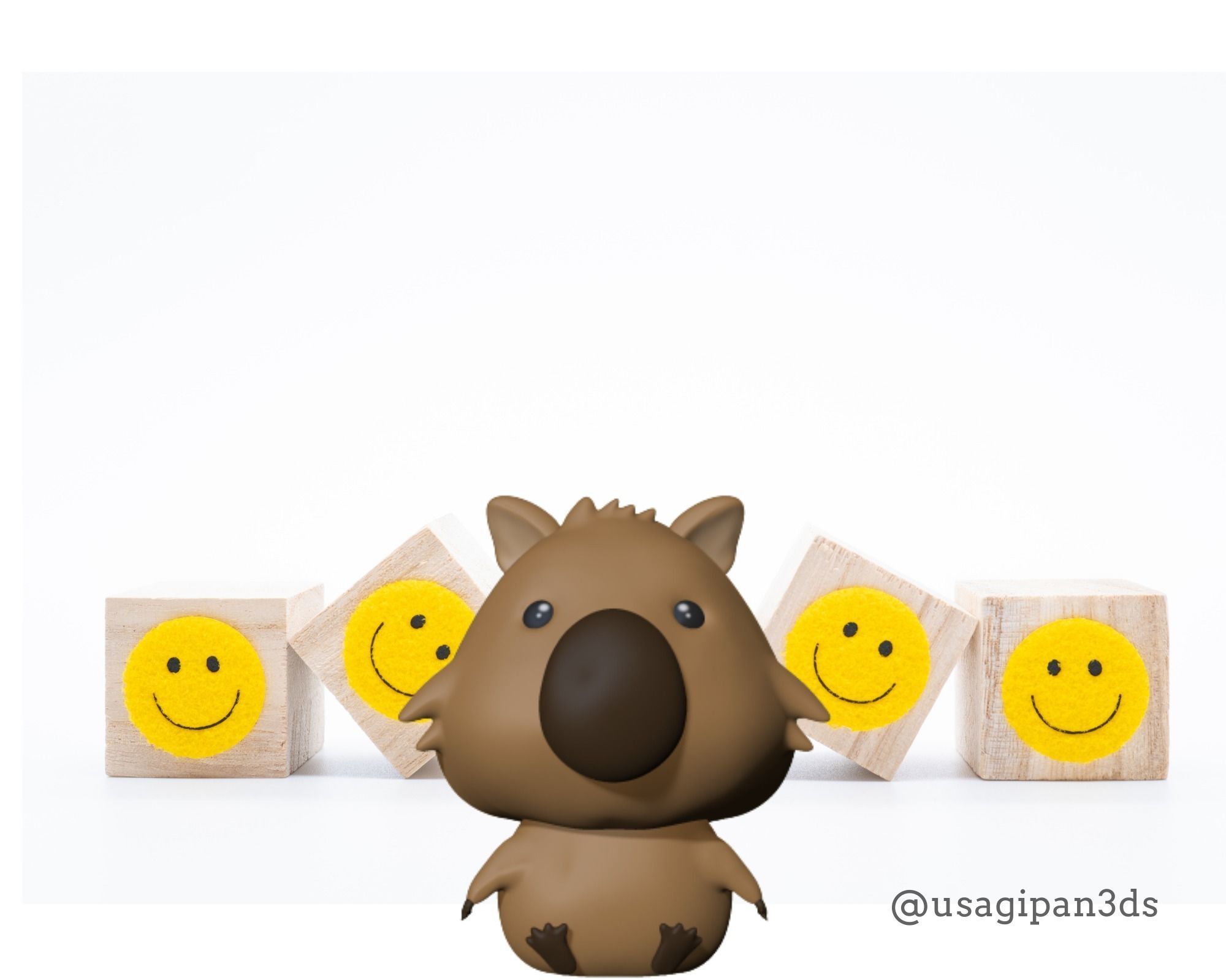 Cute Quokka 3D print model_1