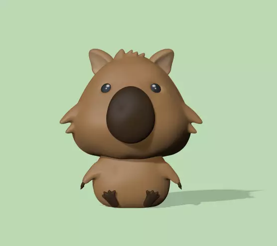Cute Quokka 3D print model_0
