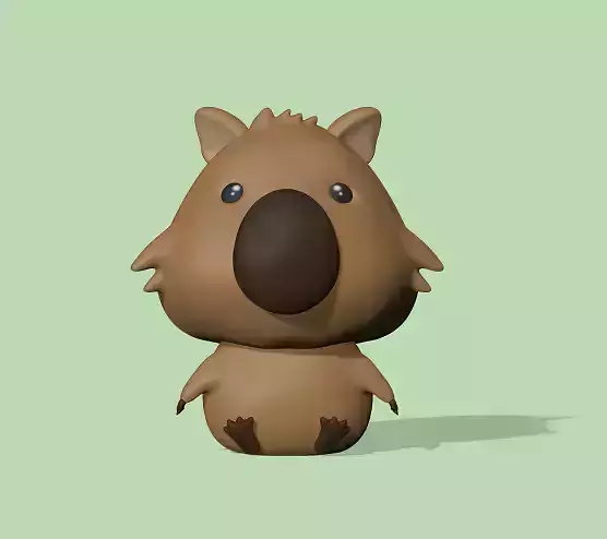 Cute Quokka  3D print model