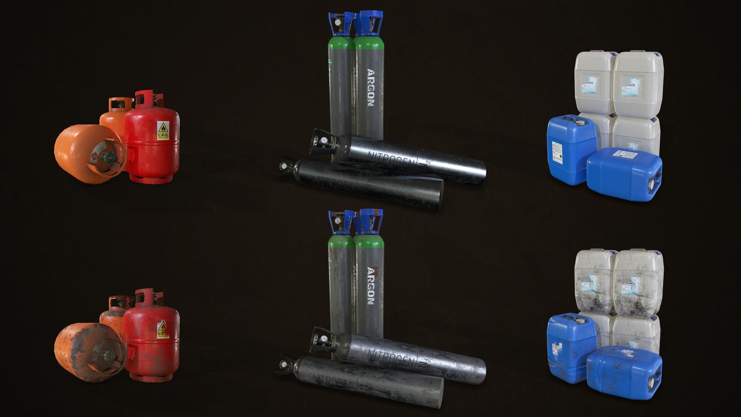 Industrial Warehouse Pack Vol 1 Low-poly 3D model_17