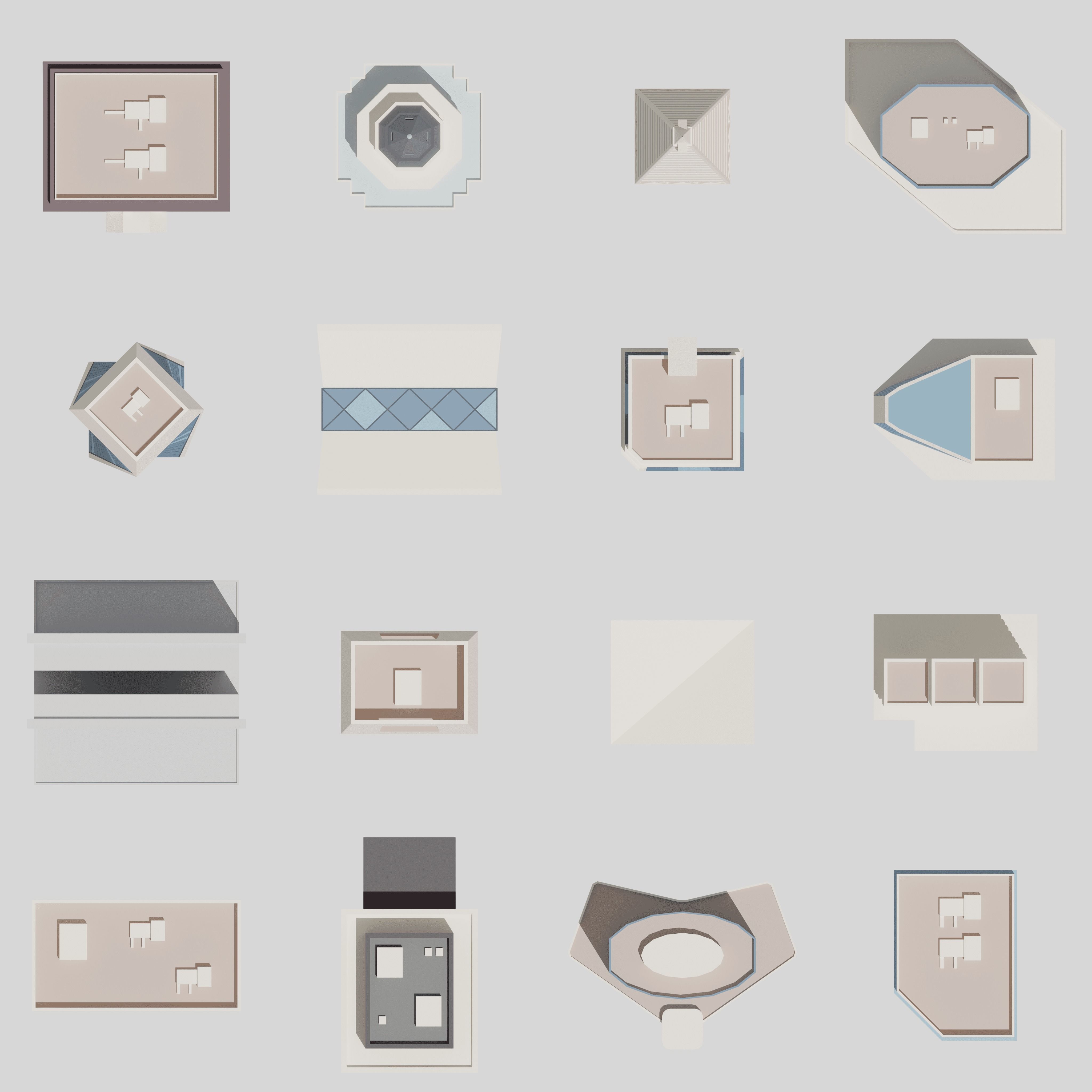 Office pack Low-poly 3D model_2