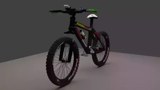 Mountain Bike v1 3D model