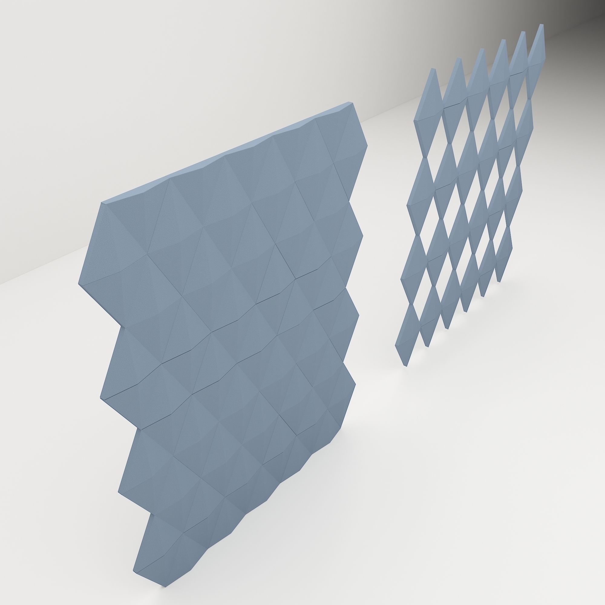 Bits Wall - abstracta 3D model_1