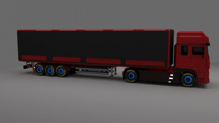 Heavy Lorry 3D model_1