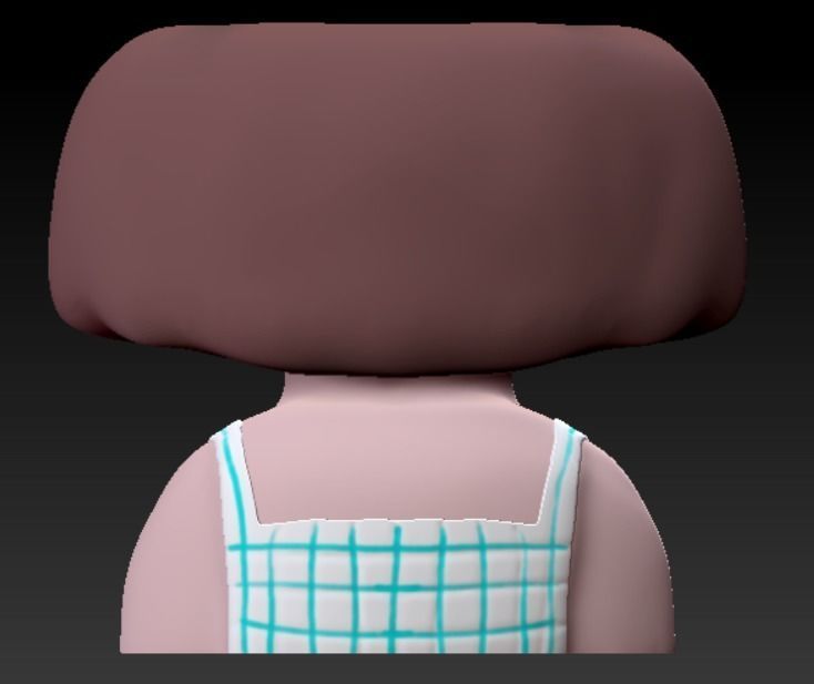 Pack combo Cute girls planter for 3D printing 3D print model_18