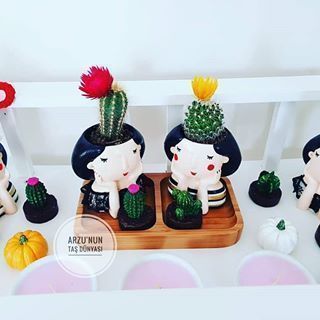 Pack combo Cute girls planter for 3D printing 3D print model_7