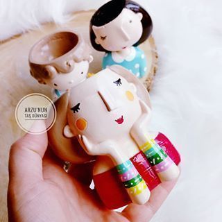 Pack combo Cute girls planter for 3D printing 3D print model_8