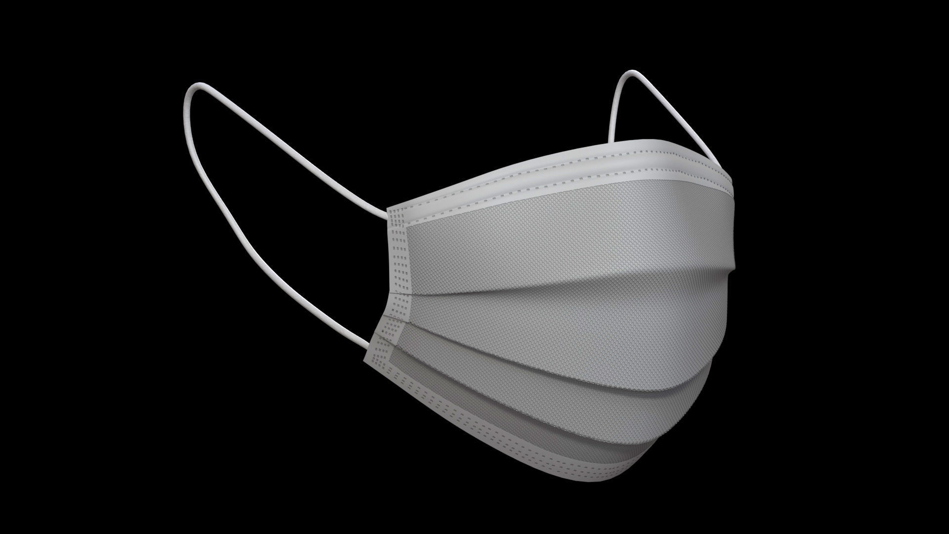 3D FACE MASK Low-poly 3D model_5