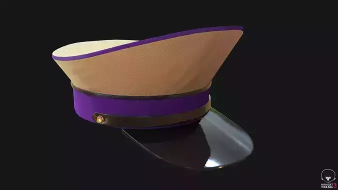 Officer Helmet Purple PBR