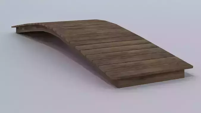 Bridge without handrails