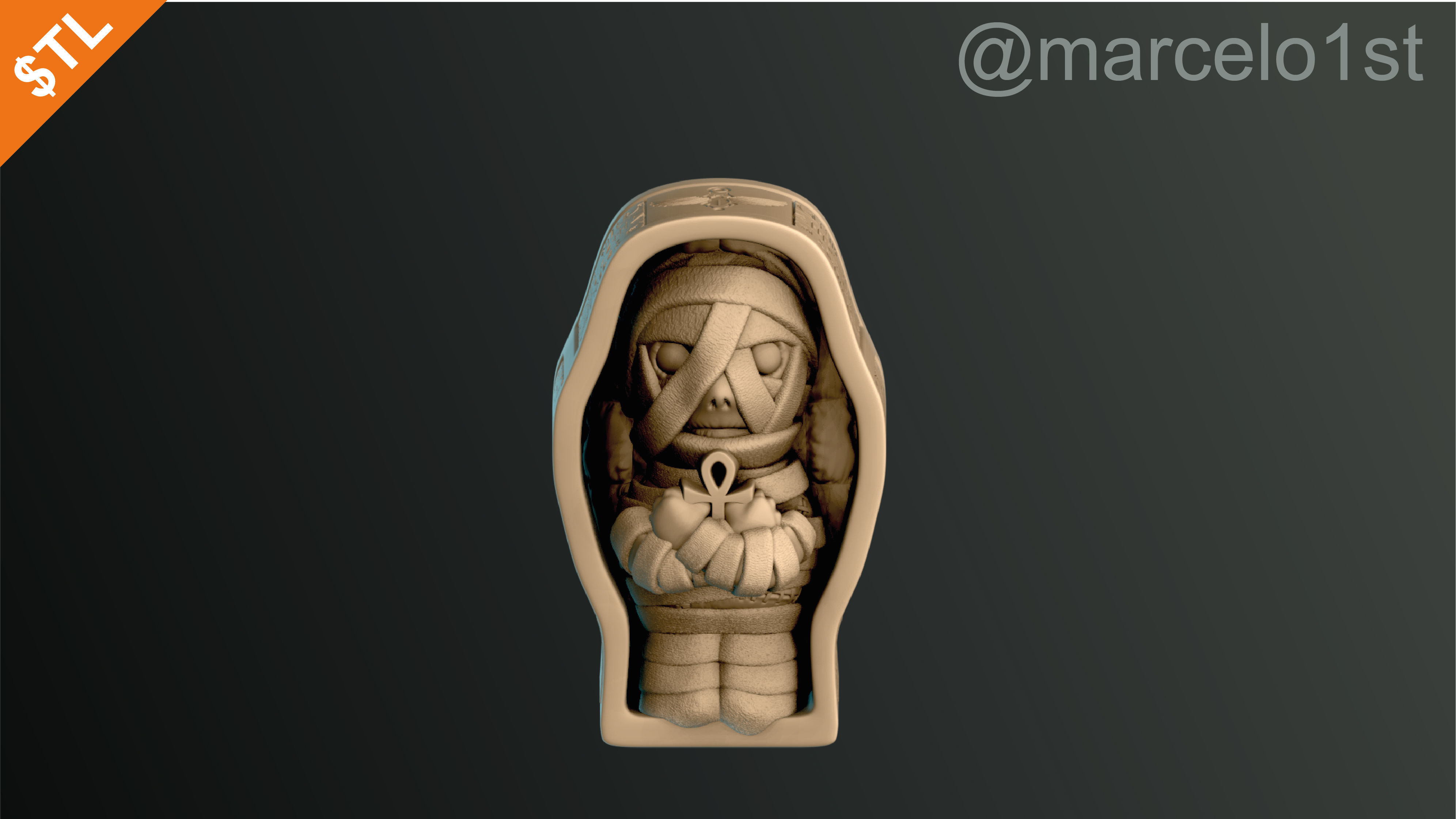 Classic Monsters - Halloween Decoration 3D print model_43