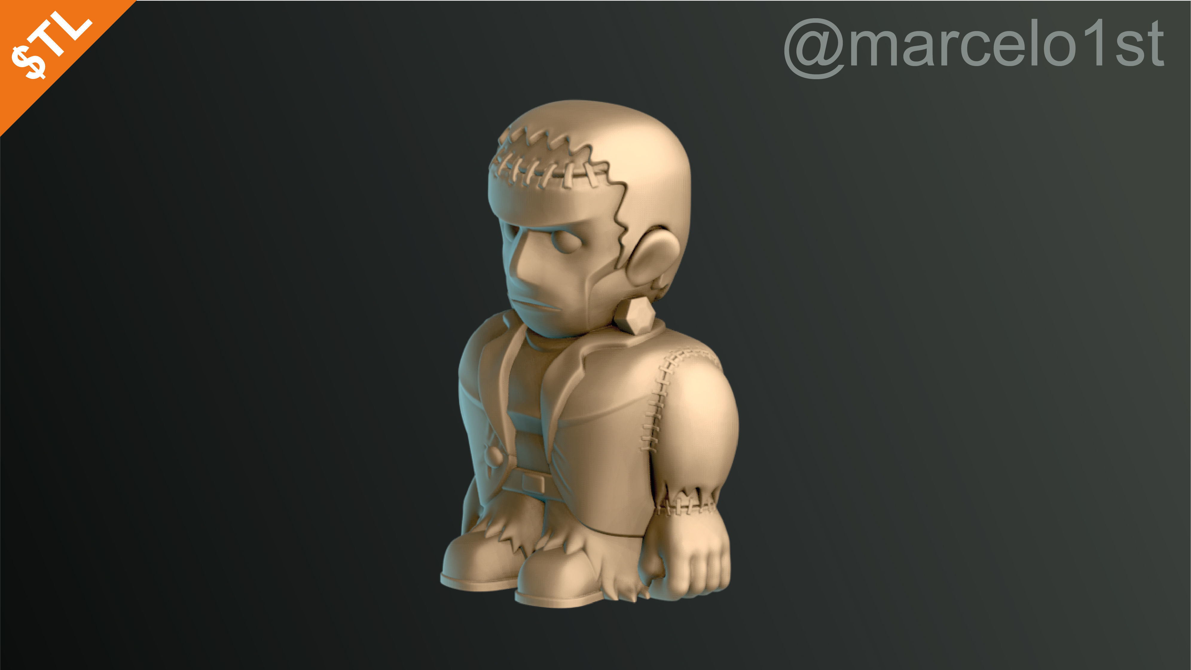 Classic Monsters - Halloween Decoration 3D print model_19