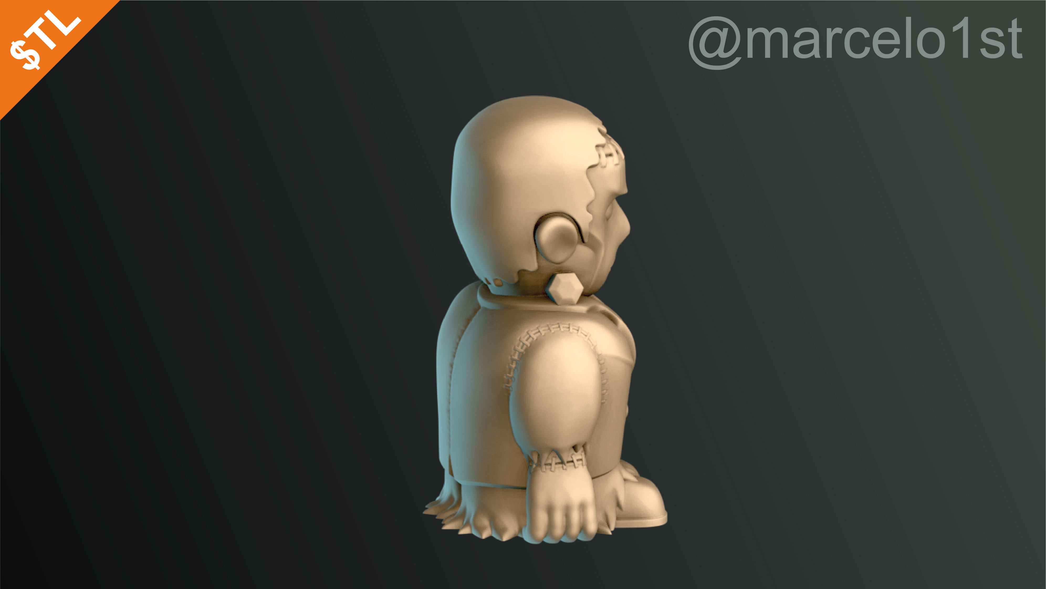 Classic Monsters - Halloween Decoration 3D print model_13