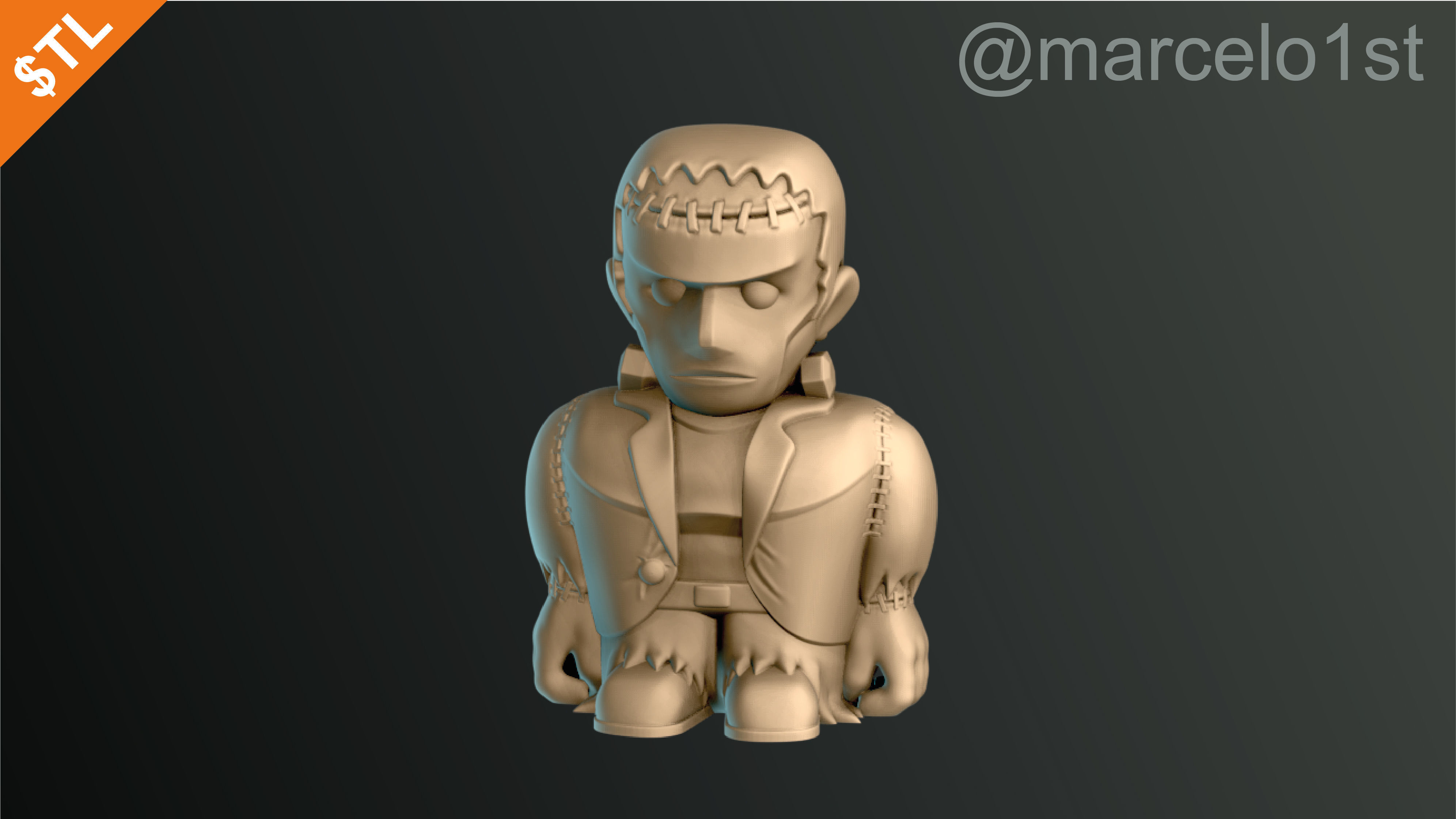Classic Monsters - Halloween Decoration 3D print model_20