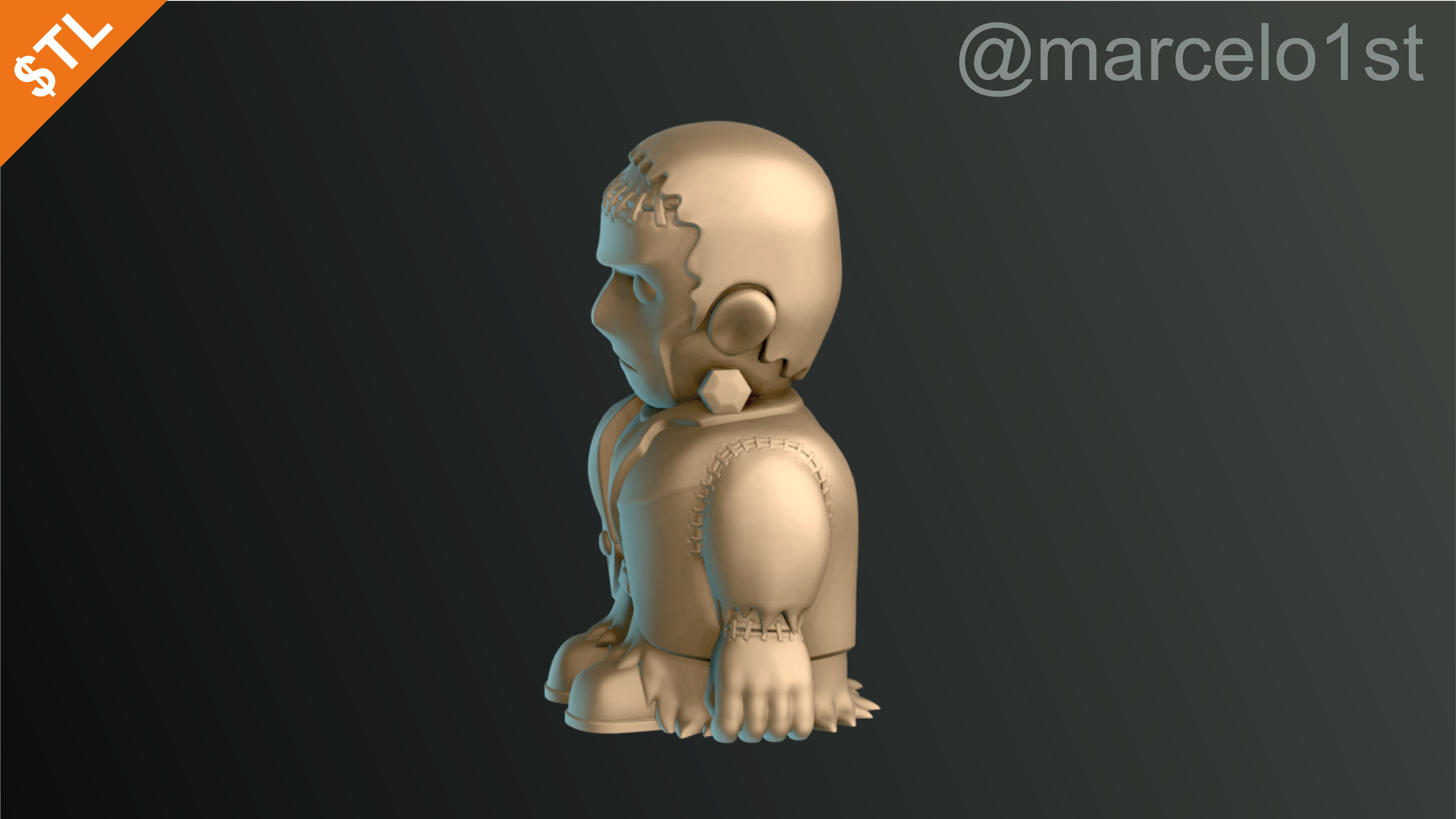 Classic Monsters - Halloween Decoration 3D print model_18