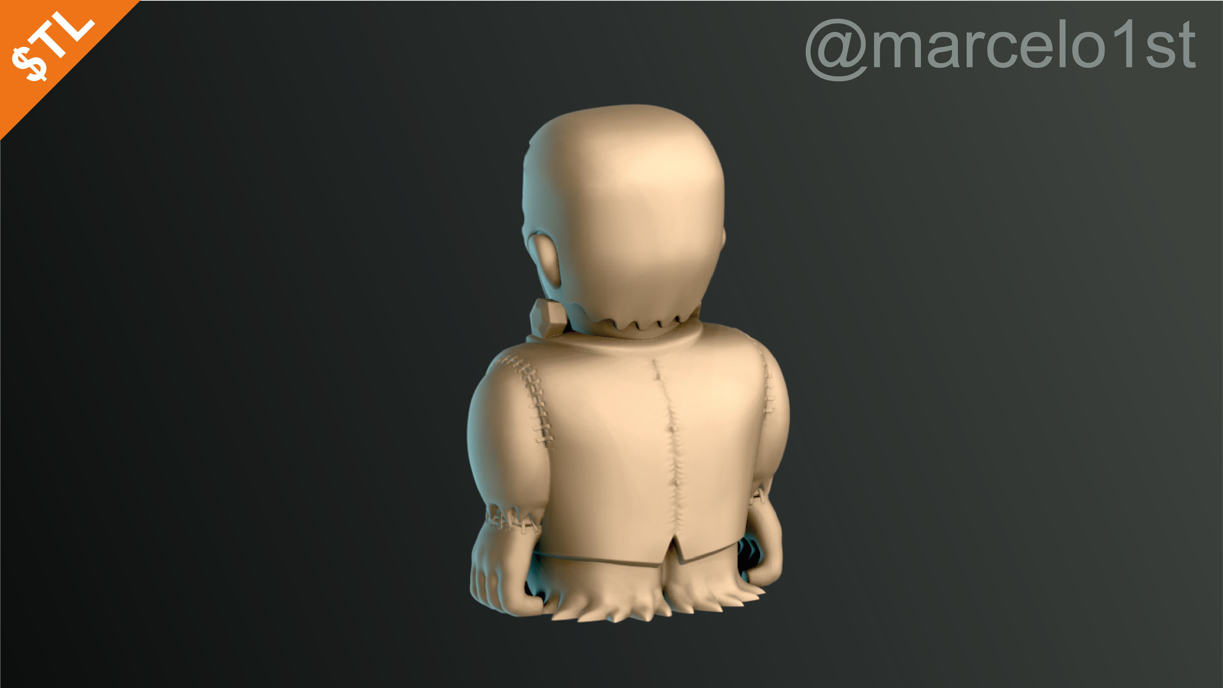 Classic Monsters - Halloween Decoration 3D print model_16